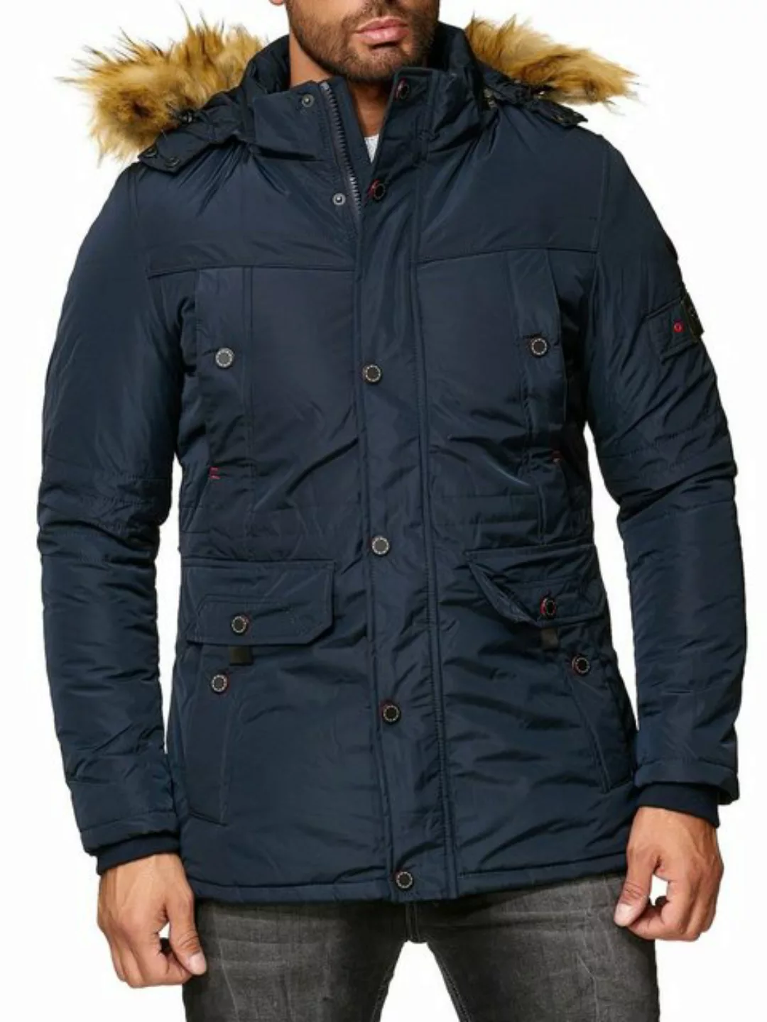 Reslad Winterjacke Herren Jacke Winter-Jacke Herren-Parka Kapuzen-Jac warme günstig online kaufen