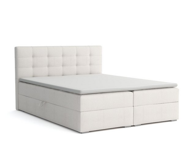 Deine Möbel 24 Boxspringbett FLORIDA Schlafzimmerbett Ehebett in Stoff Schl günstig online kaufen