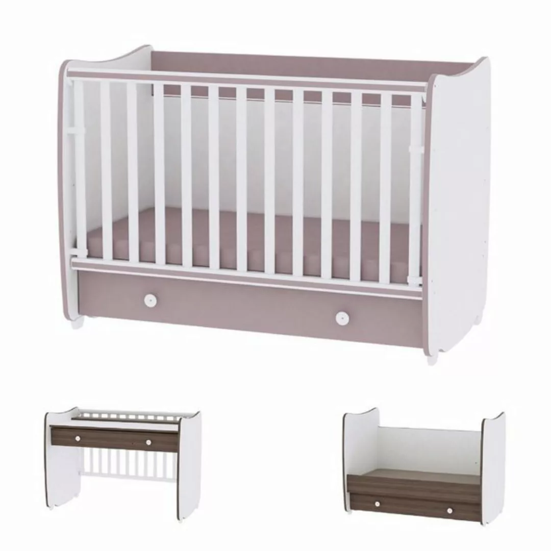 Lorelli Komplettbett Babybett Dream NEW, umbaubar Schreibtisch Kinderbett S günstig online kaufen