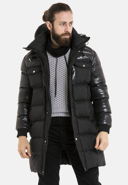 Cipo & Baxx Winterjacke Jacke mit Kapuze günstig online kaufen