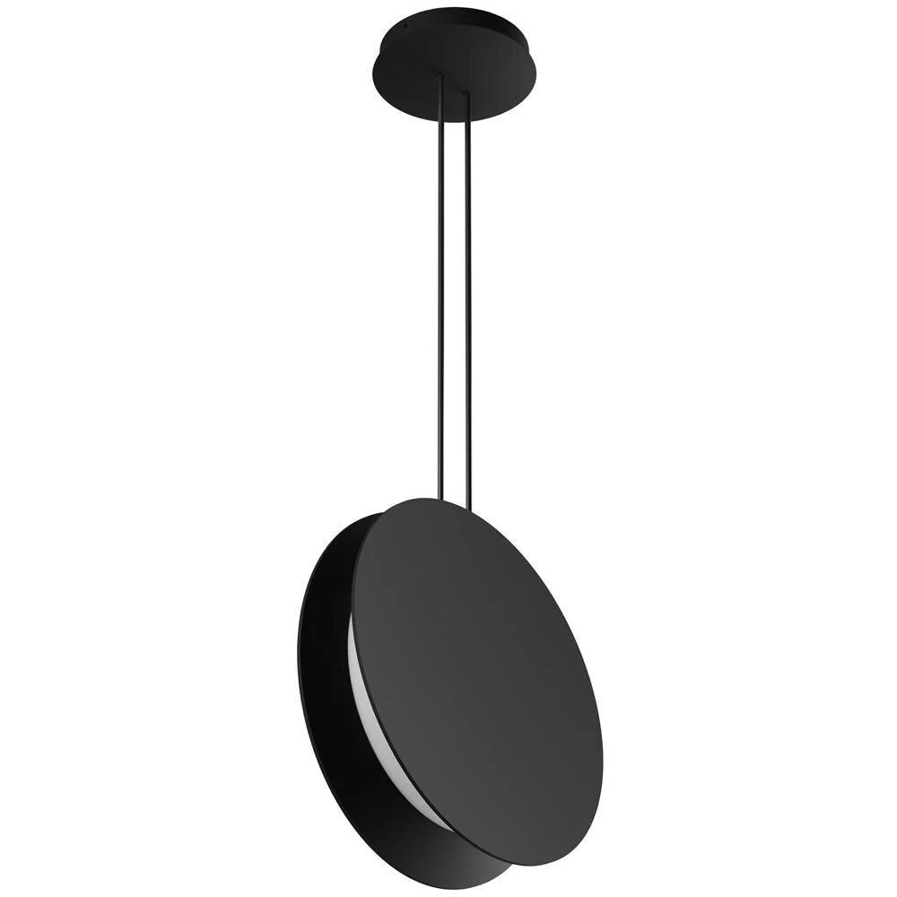 LED Pendelleuchte Yo-Yo in Schwarz 16W 1844lm 2700K günstig online kaufen