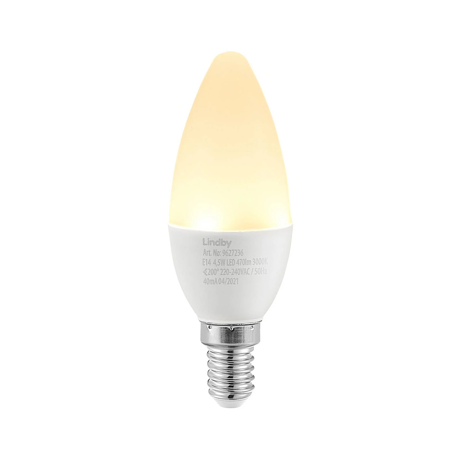 Lindby LED-Kerzenlampe E14 C35 4,5W 3.000K opal günstig online kaufen