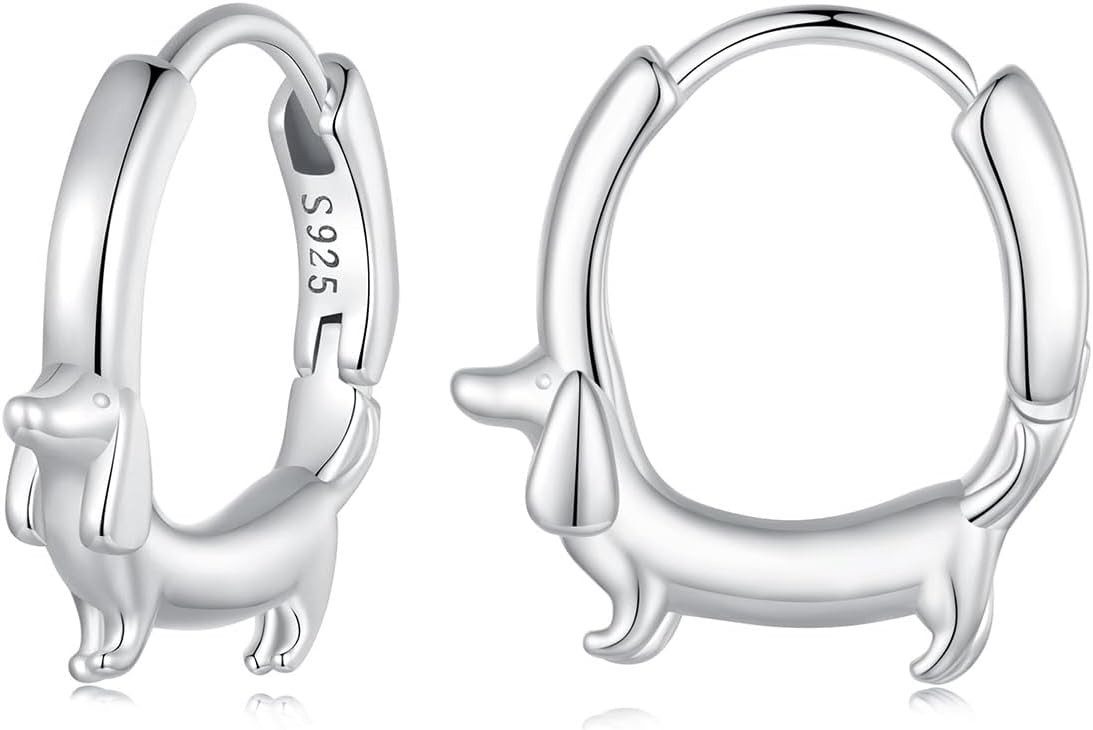 RWEUOQ Paar Creolen 925 Sterling Silber günstig online kaufen