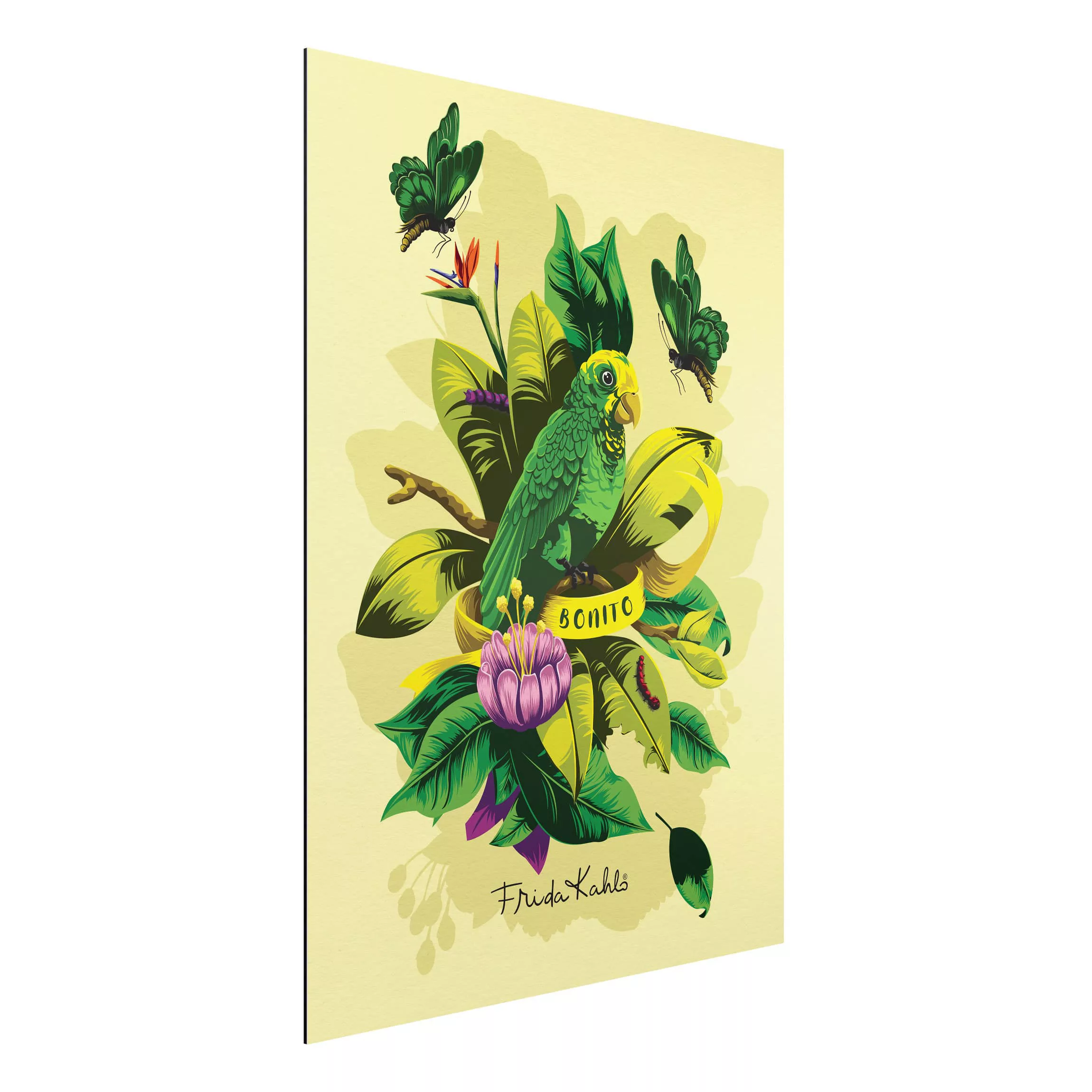 Alu-Dibond Bild Kunstdruck - Hochformat 3:4 Frida Kahlo - Bonito günstig online kaufen