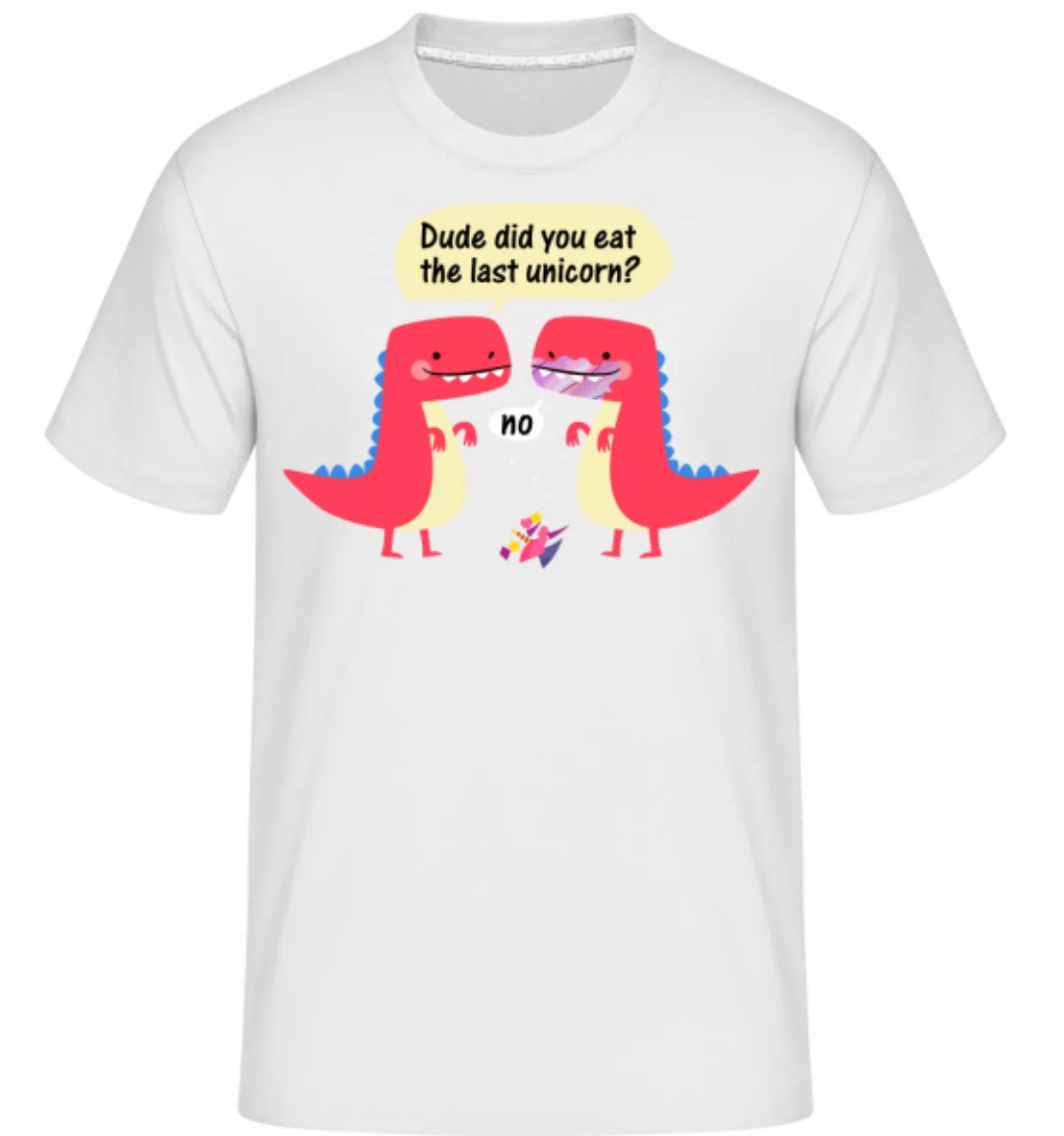 Last Unicorn And Dinosaurs · Shirtinator Männer T-Shirt günstig online kaufen