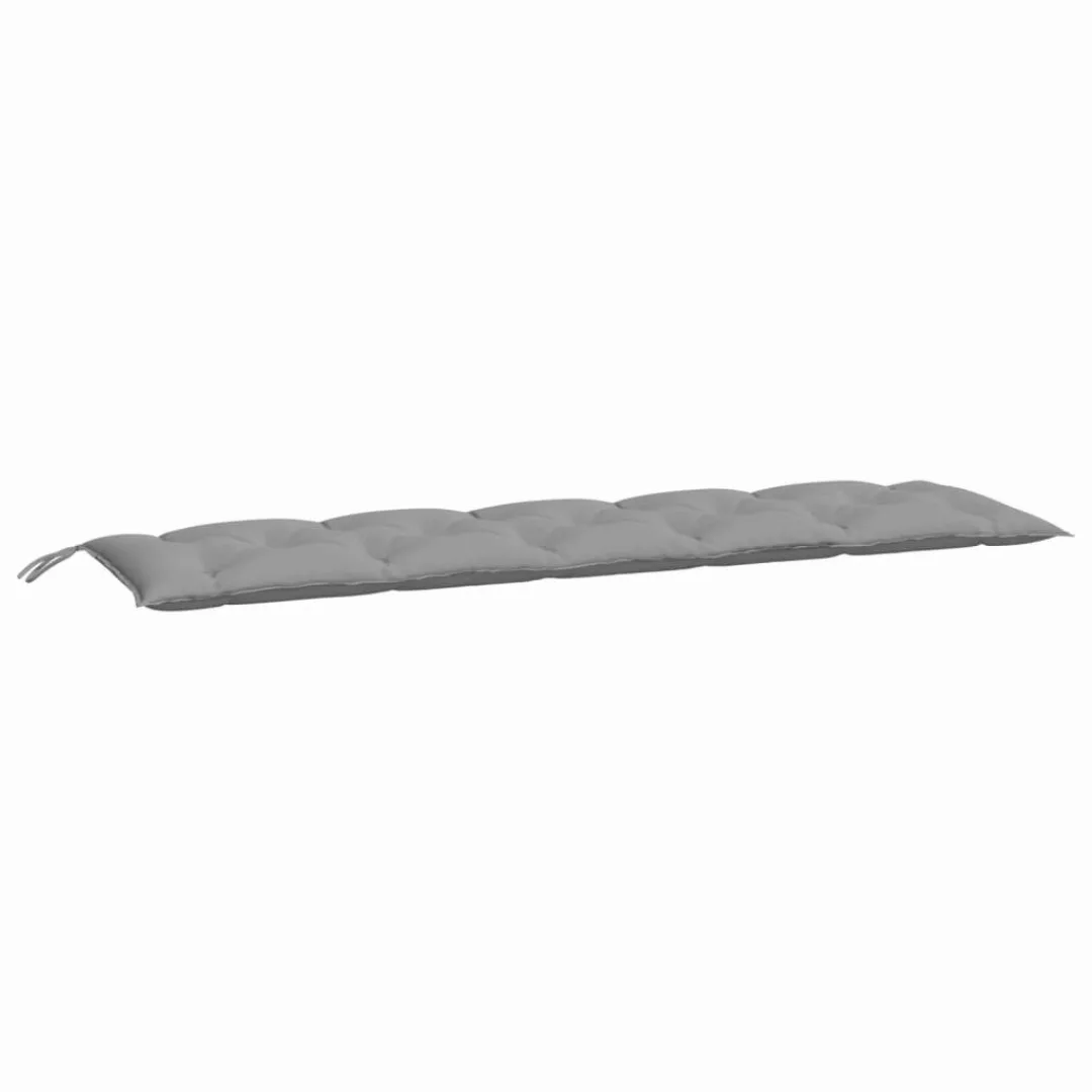 vidaXL Sitzauflage Gartenbank-Auflage Grau 180x50x7 cm günstig online kaufen