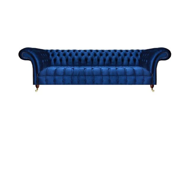 JVmoebel Chesterfield-Sofa Chesterfield Sofa Set 3tlg Textil Sofa Dreisitze günstig online kaufen