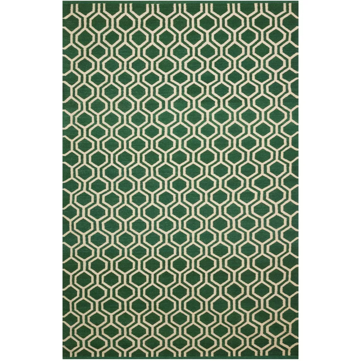 Varanasi Teppich 234 x 323cm Green-off white günstig online kaufen