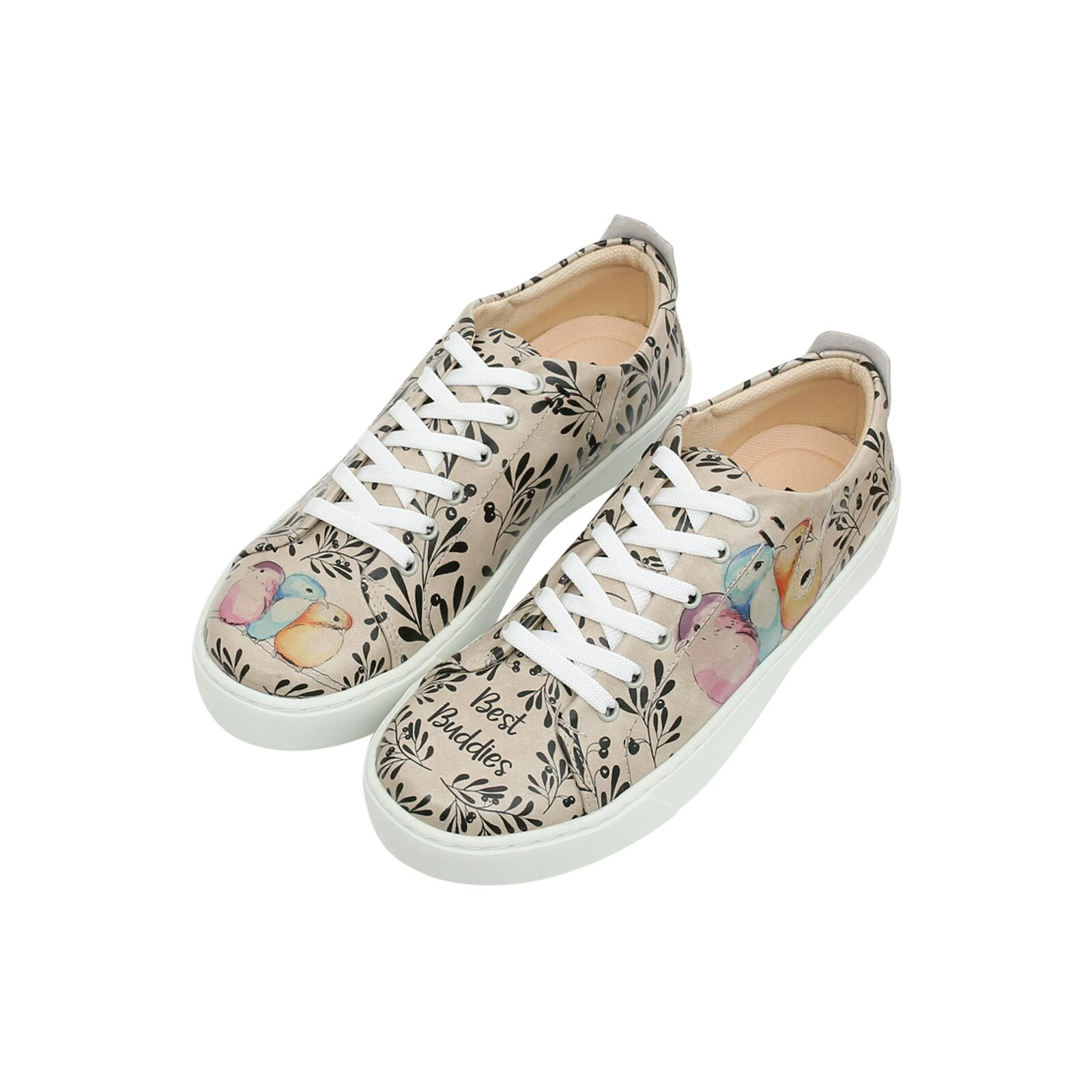 DOGO Sneaker "Sneaky Schnürsneaker Best Buddies Damen Sneaker", Handgeferti günstig online kaufen