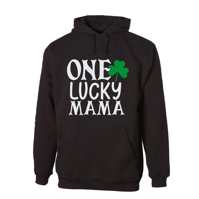 G-graphics Hoodie One lucky Mama mit trendigem Frontprint mit Spruch / Sprü günstig online kaufen