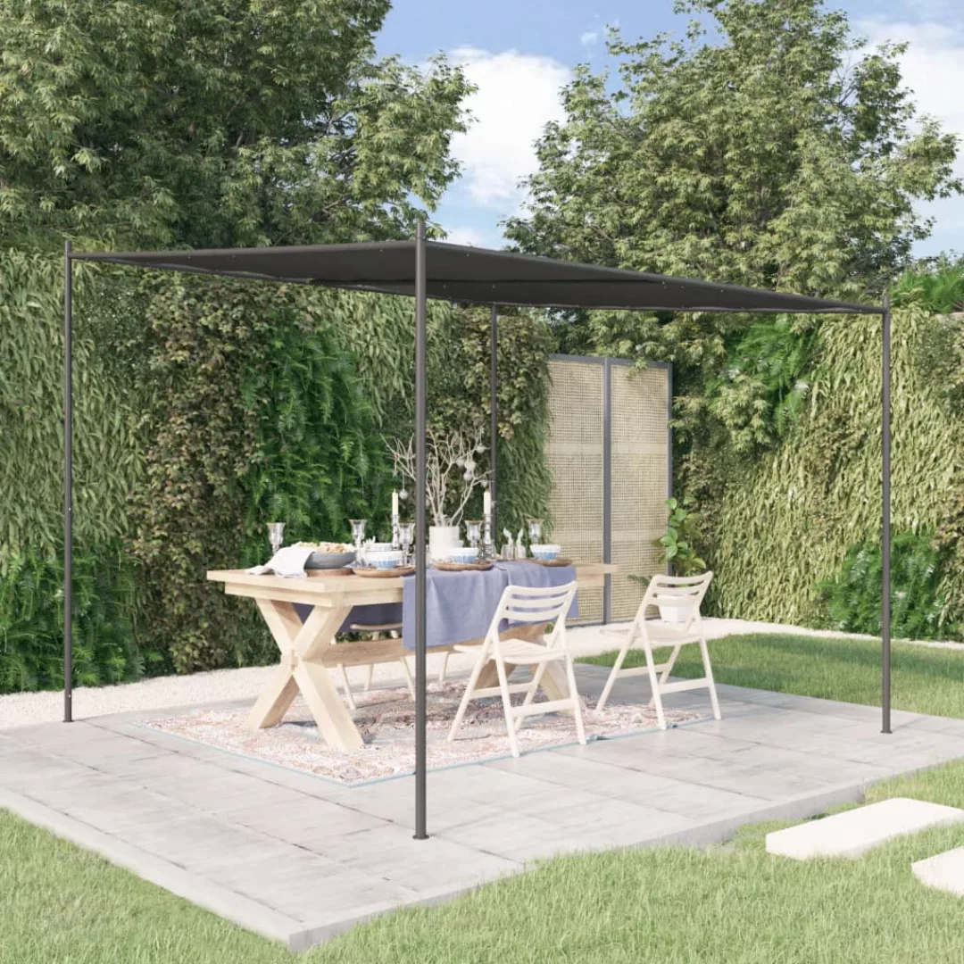 Vidaxl Pavillon Anthrazit 3x3 M 180 G/m² Stoff Und Stahl günstig online kaufen