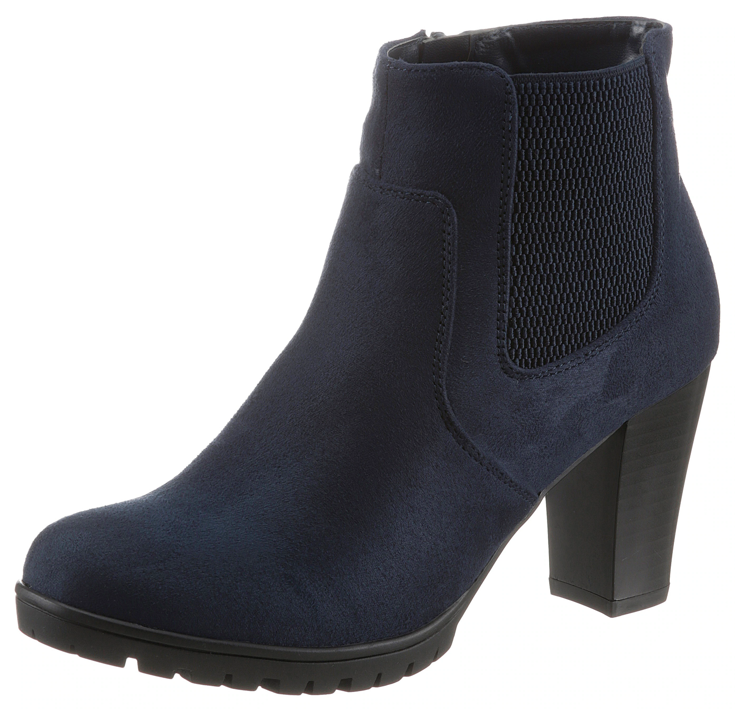 Aniston SHOES Stiefelette, Ankleboots mit seitlichem Stretcheinsatz - NEUE günstig online kaufen