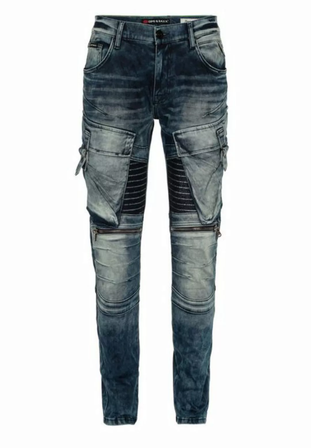 Cipo & Baxx Cargojeans Jeans im Used-Look, CD-523 günstig online kaufen