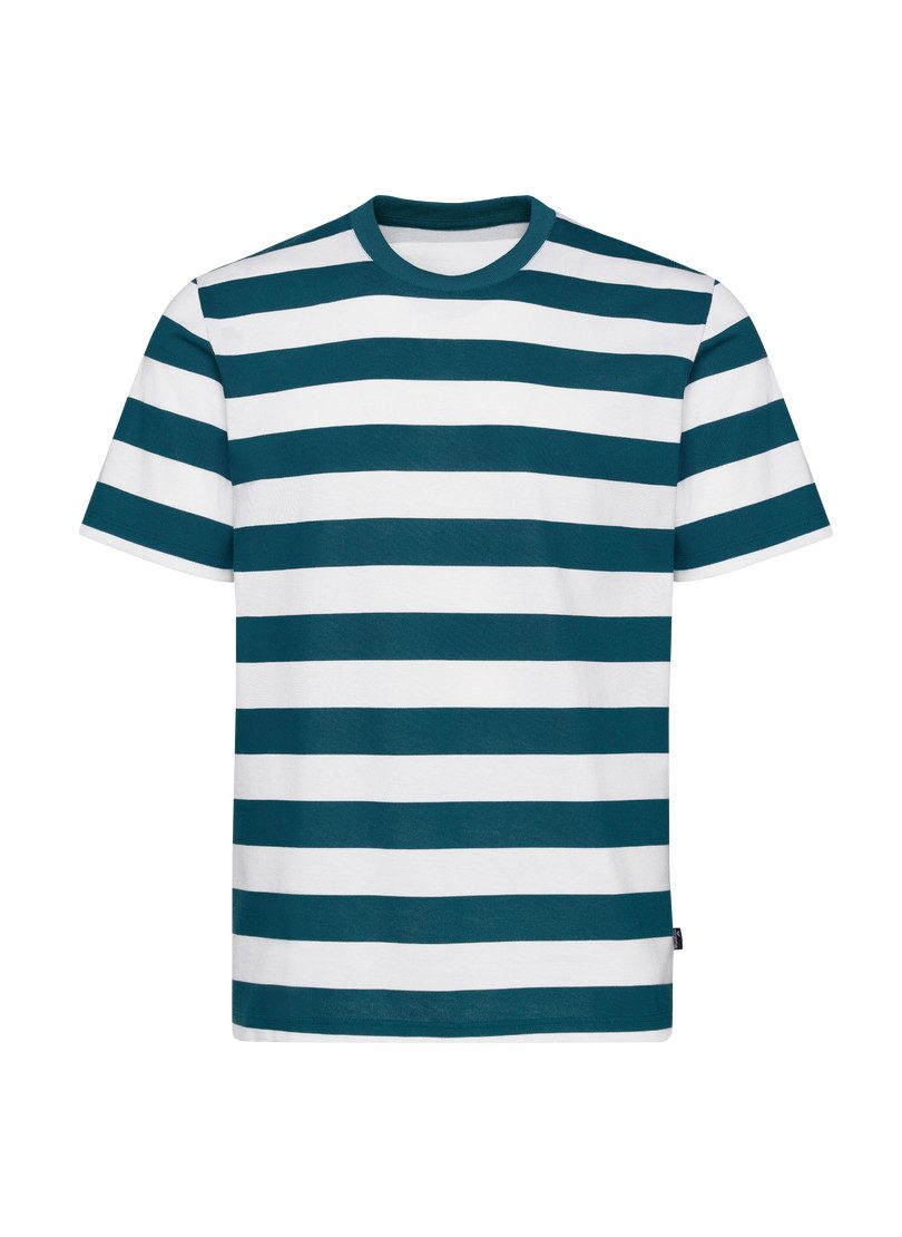 Trigema T-Shirt "TRIGEMA Heavy T-Shirt mit Ringelmuster", (1 tlg.) günstig online kaufen