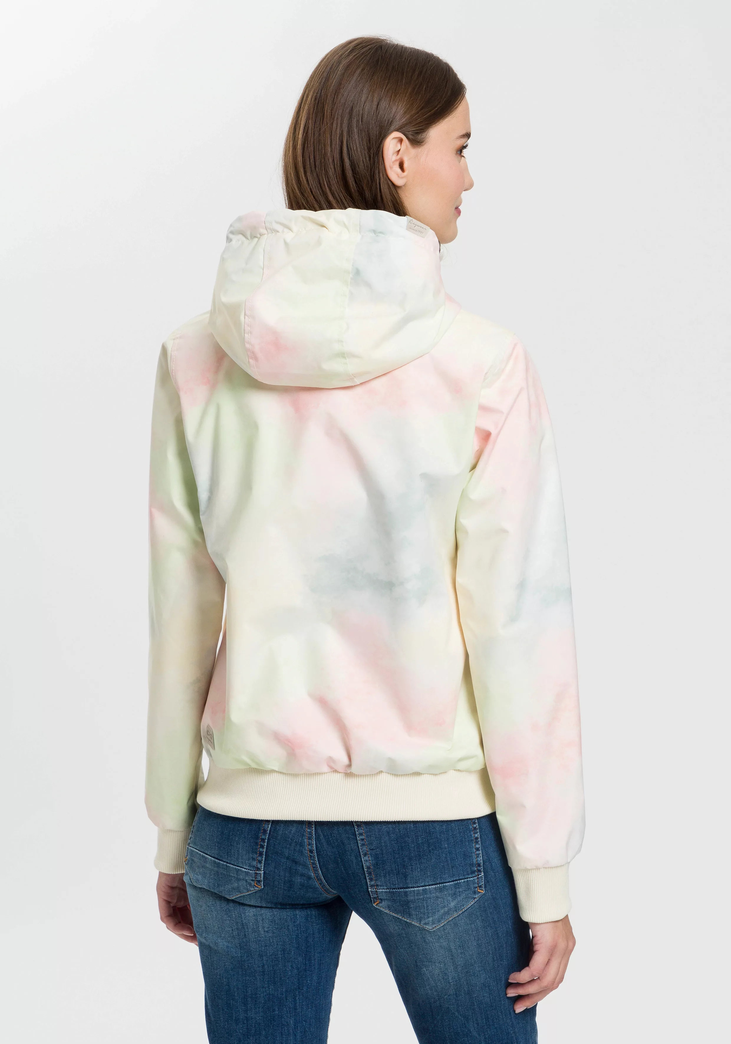 Ragwear Funktionsjacke "NUGGIE OMBRE O", mit Kapuze, Übergangsjacke aus was günstig online kaufen