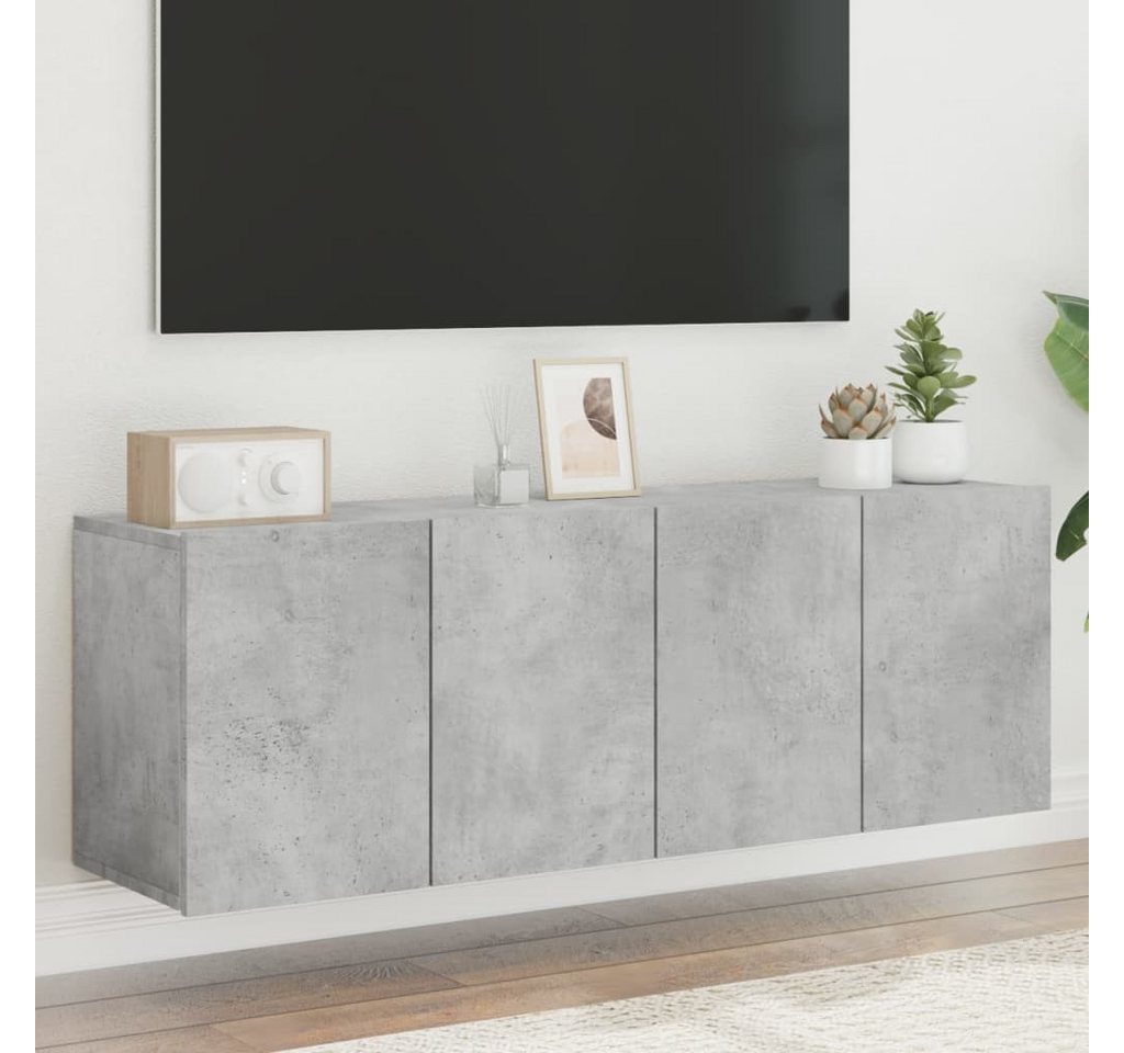 vidaXL TV-Schrank TV-Wandschränke 2 Stk Betongrau 60x30x41 cm günstig online kaufen