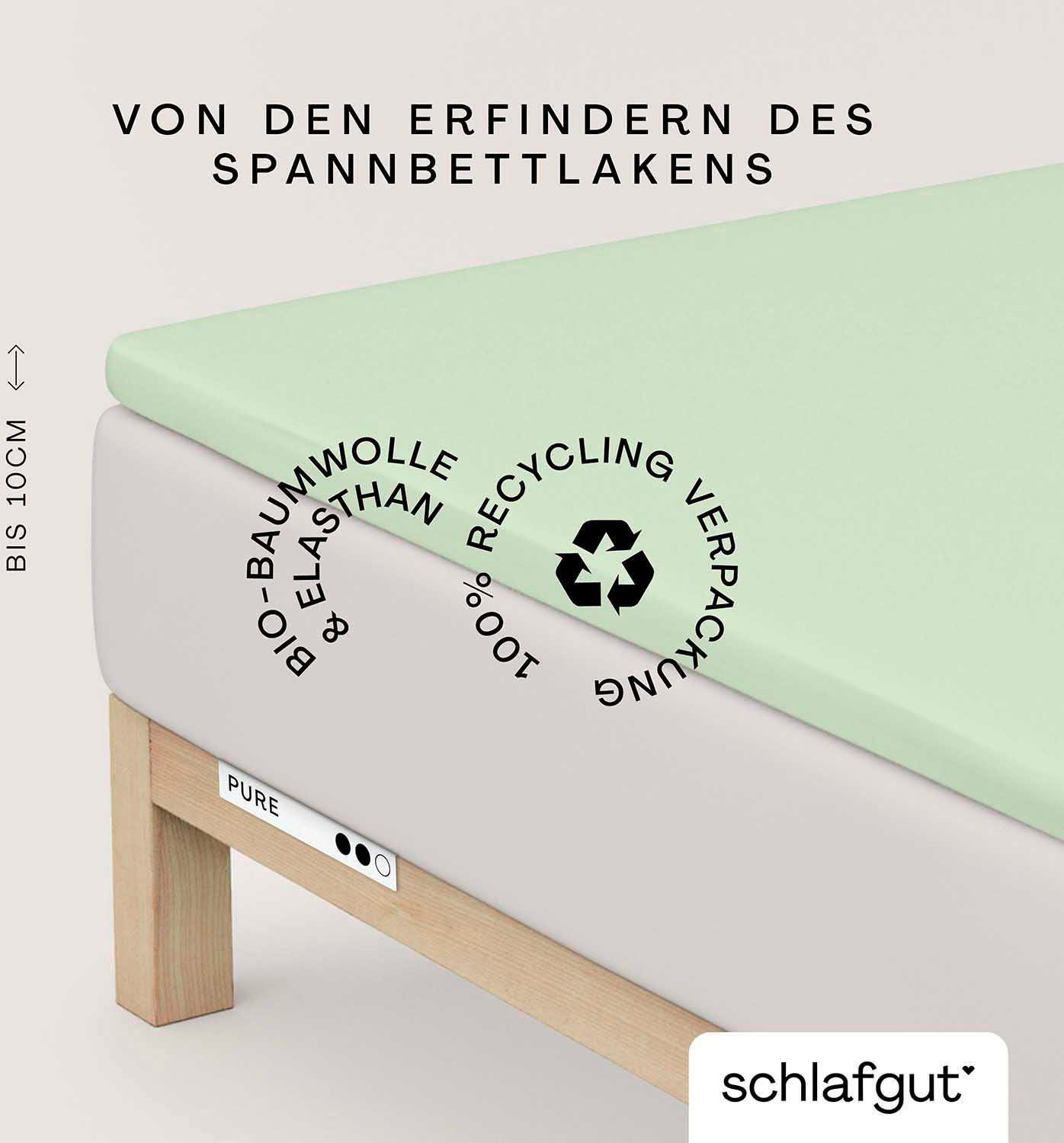 Schlafgut Spannbettlaken PURE TOPPER in Gr. günstig online kaufen