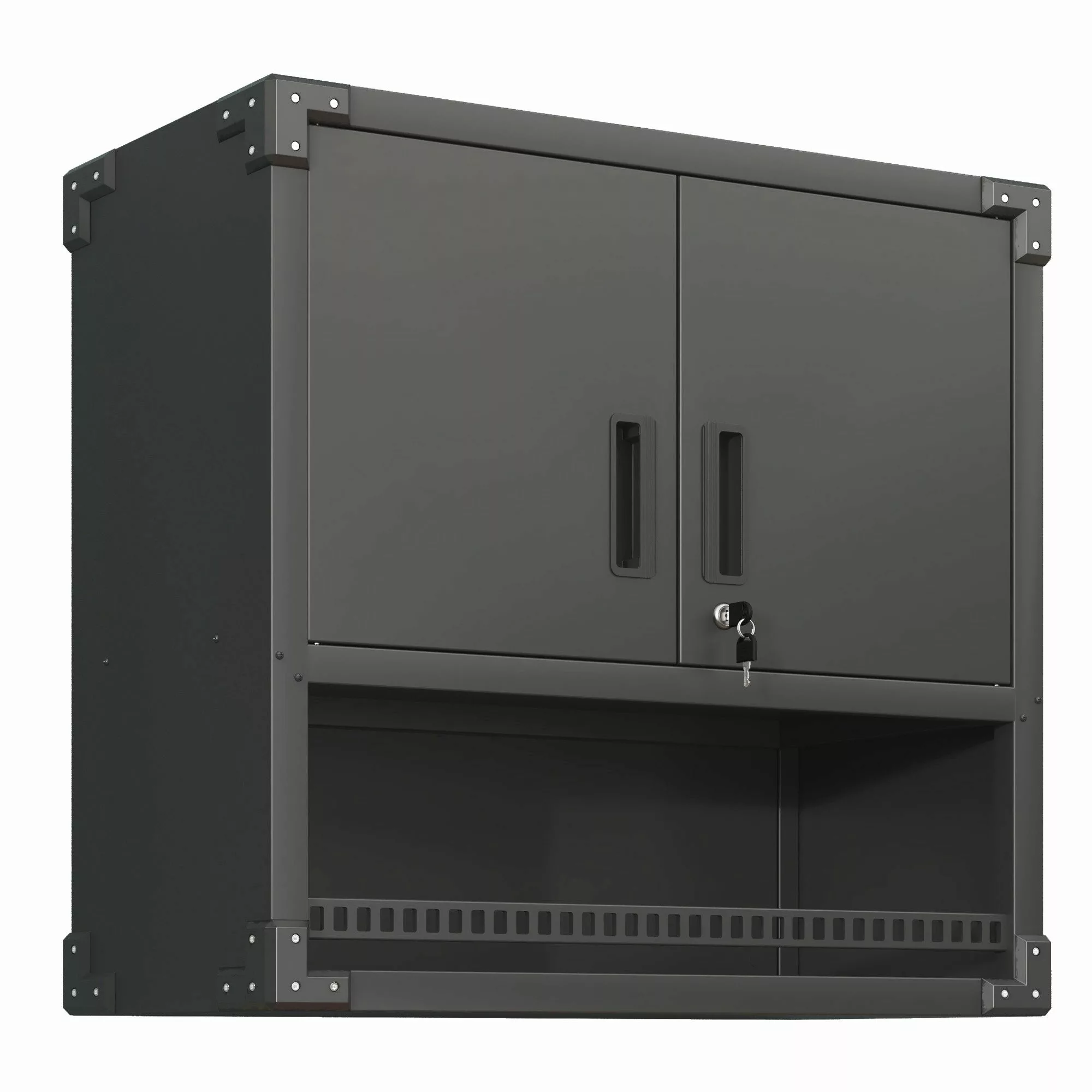 bizoemade Wandhängeschrank Hängeschrank Metall Werkzeugschrank, 77x75x30cm, günstig online kaufen