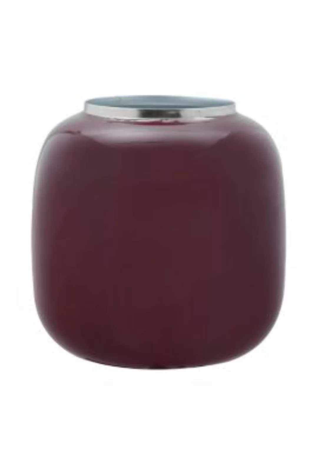 Kayoom Vase Vase Art Deco 500 Pflaume / Silber pflaume günstig online kaufen
