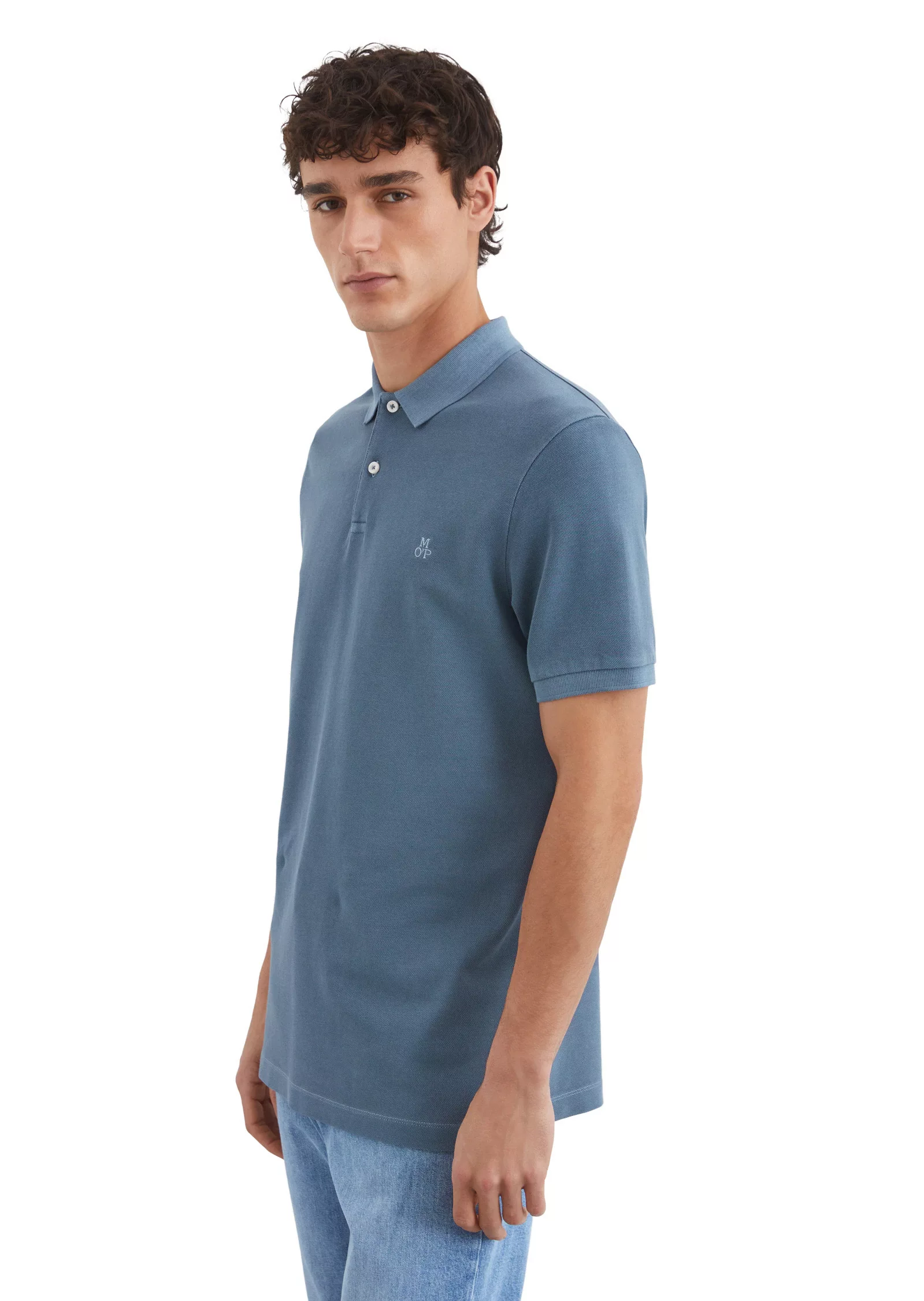 Marc OPolo Poloshirt "aus Bio-Baumwoll-Stretch" günstig online kaufen