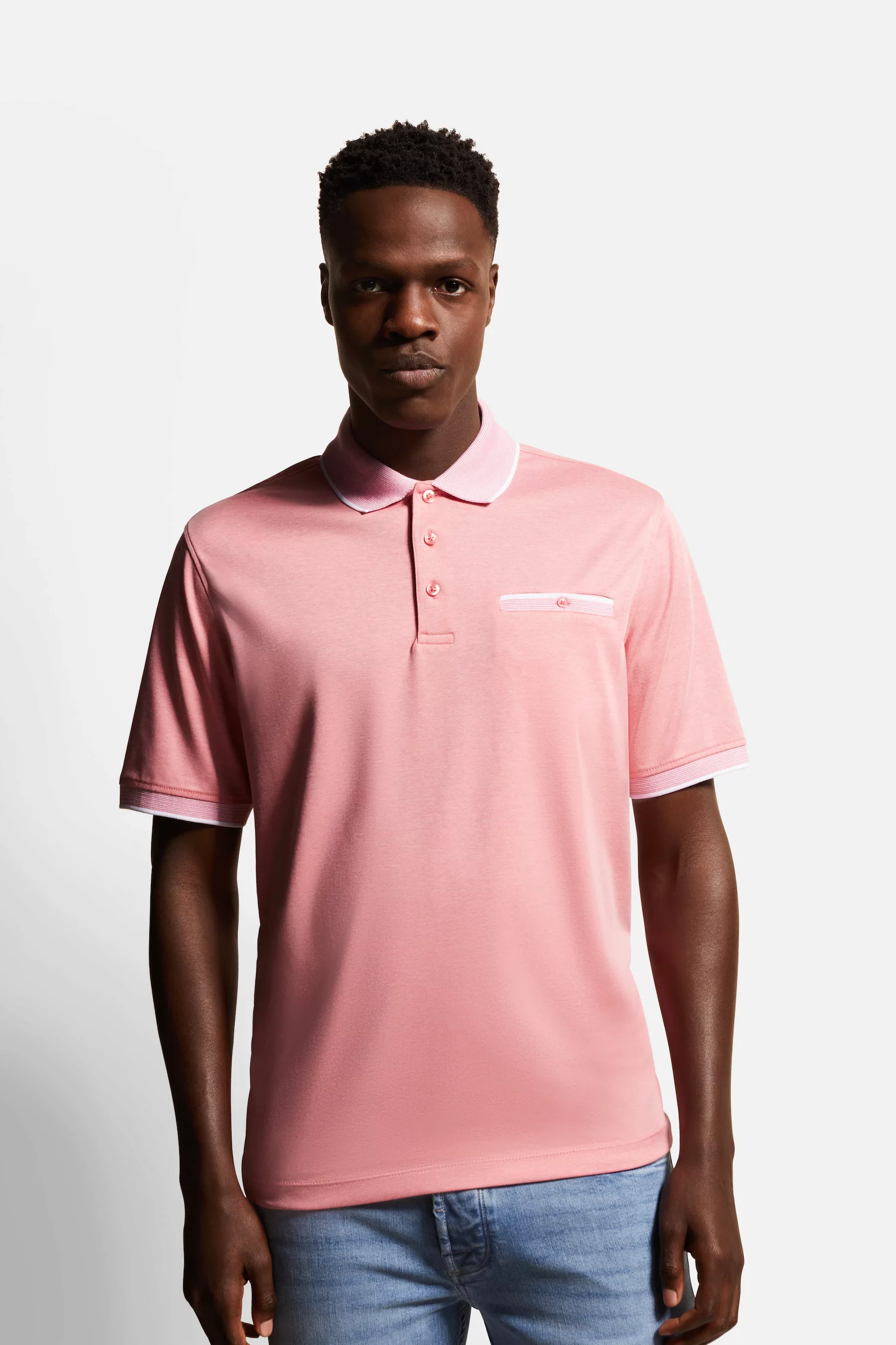 bugatti Poloshirt, mit feinen Kontraststreifen günstig online kaufen