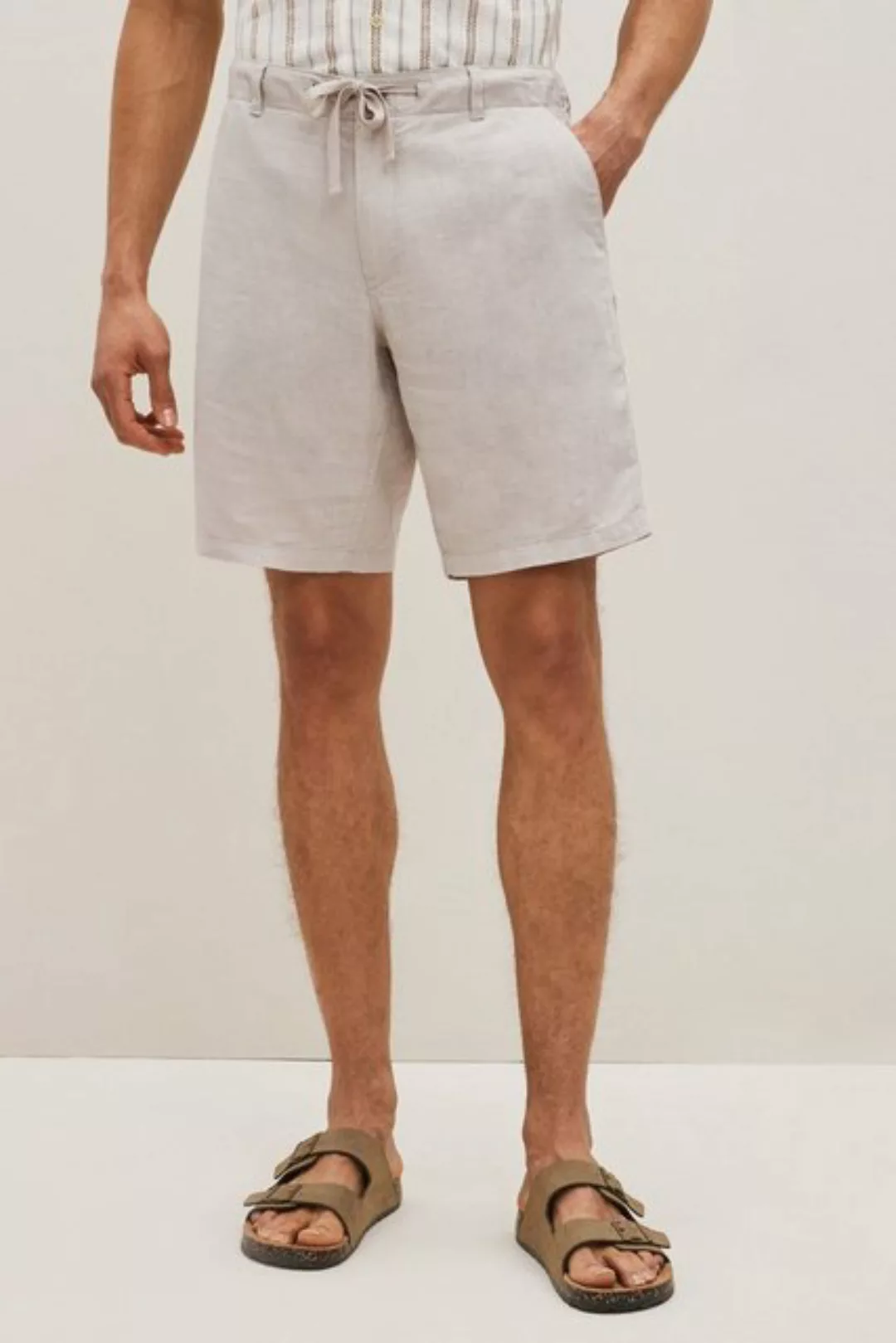 Next Shorts Hose aus Leinengemisch mit Gummibund (1-tlg) günstig online kaufen