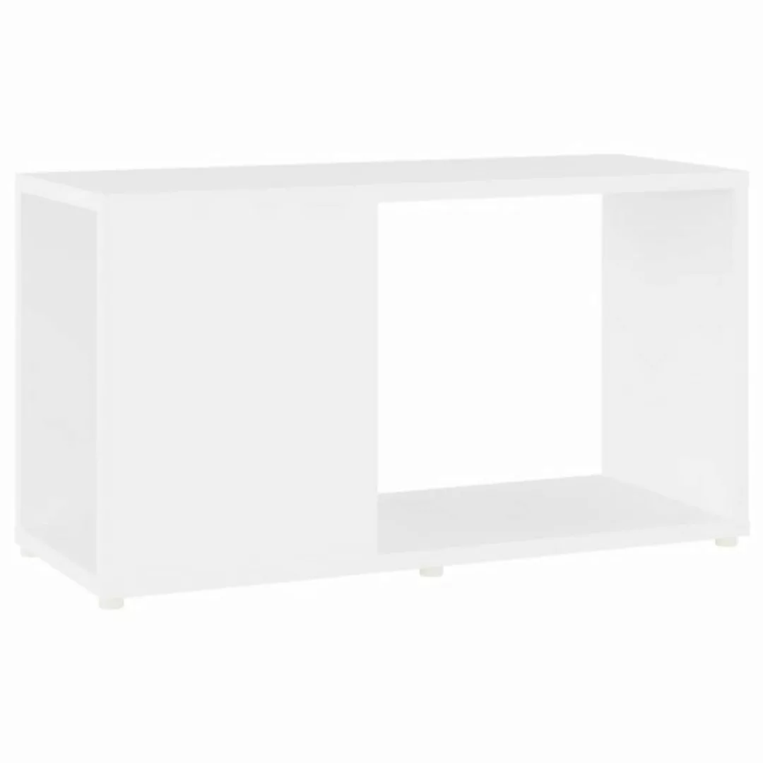 vidaXL TV-Schrank TV-Schrank Weiß 60x24x32 cm Spanplatte Lowboard günstig online kaufen