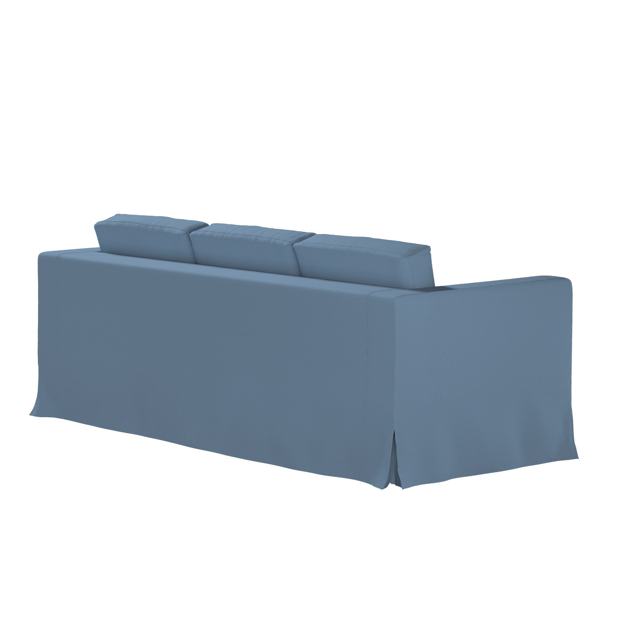 Bezug für Karlanda 3-Sitzer Sofa nicht ausklappbar, lang, blau, Bezug für S günstig online kaufen