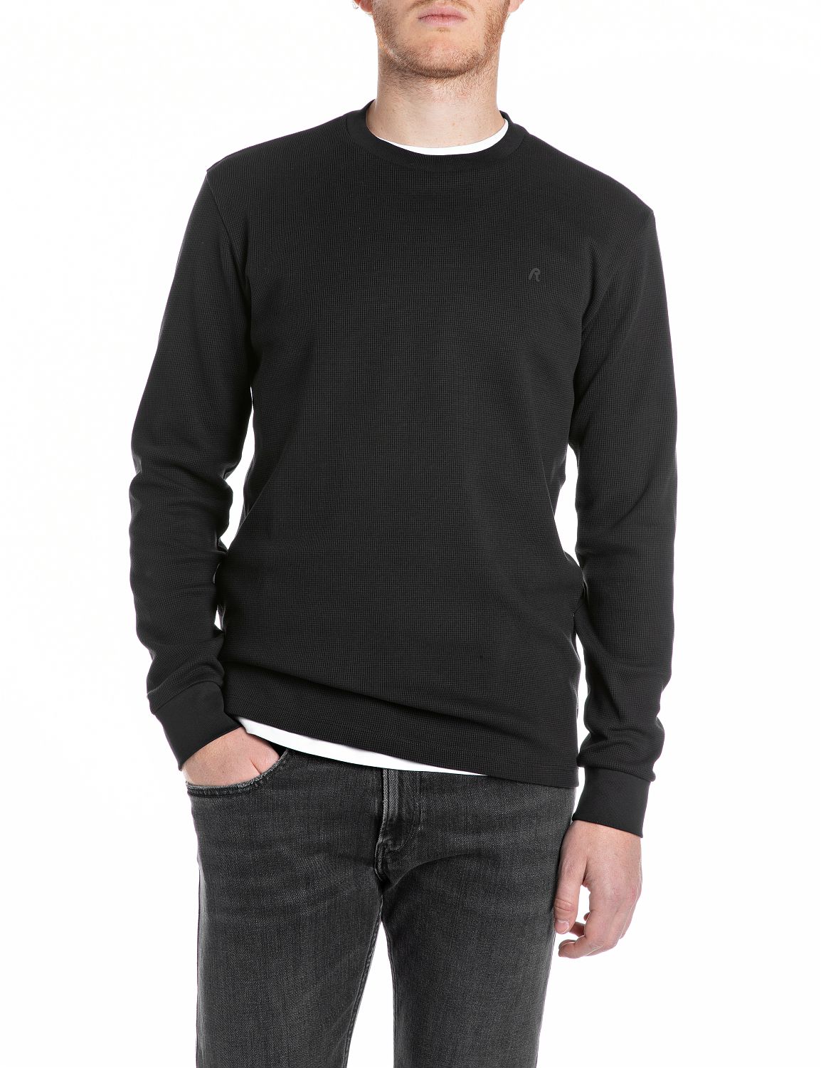Replay Longsleeve, Regular Fit, Rundhalsform günstig online kaufen