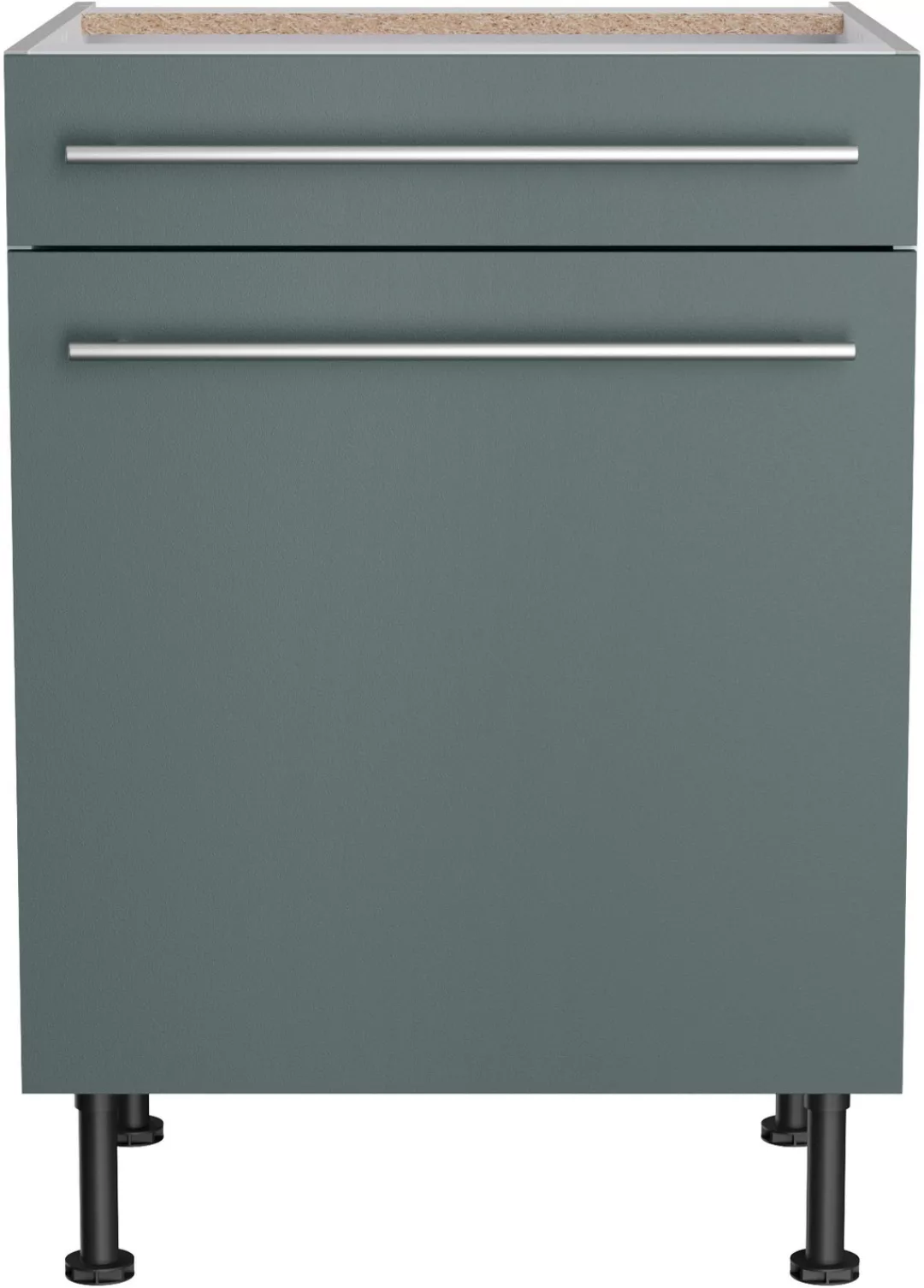 KOCHSTATION Unterschrank "KS-Bern2", Breite 60 cm, 1 Tür, 1 Schubkasten, 1 günstig online kaufen