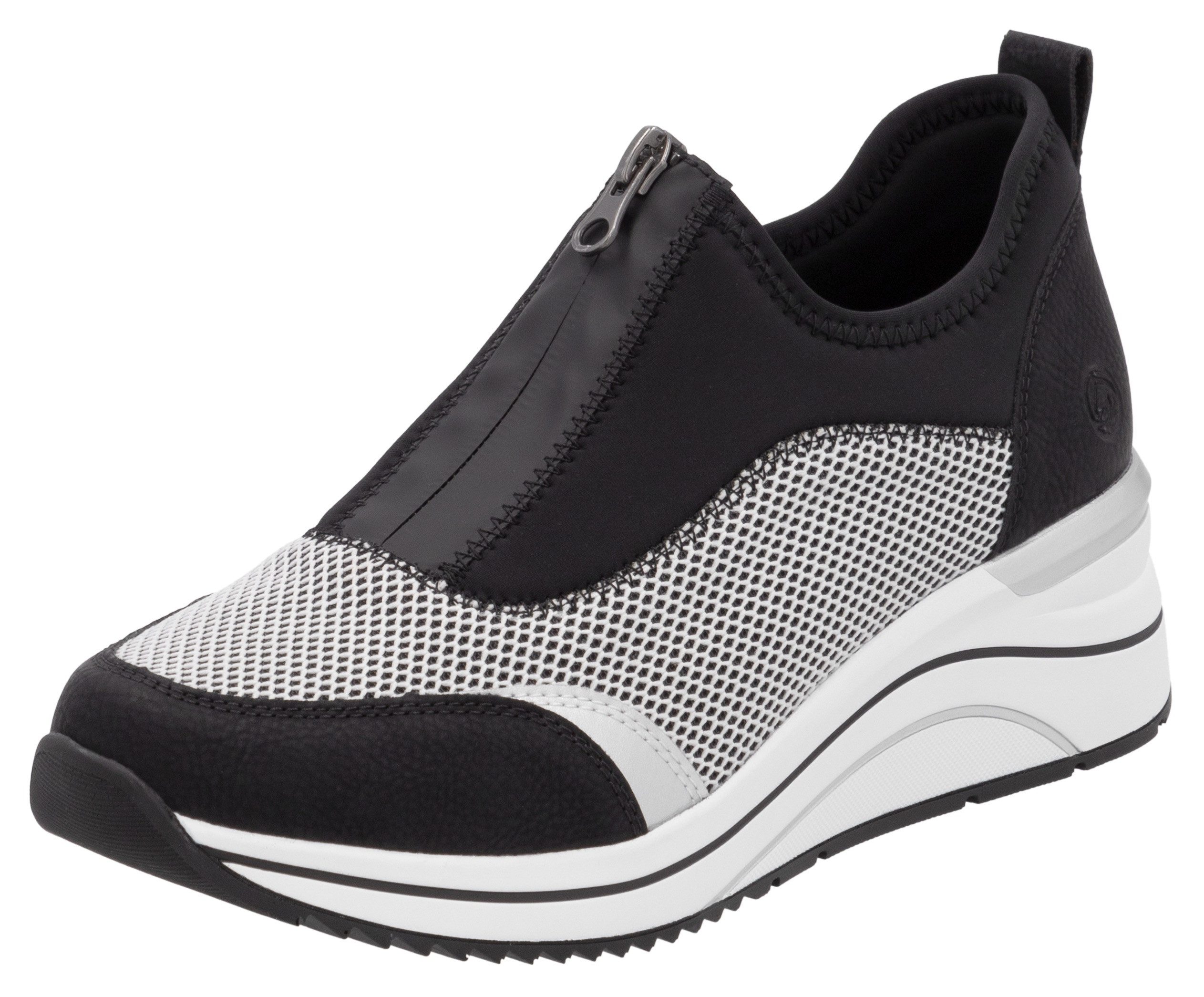 Remonte Slip-On Sneaker, Freizeitschuh, Halbschuh, Slipper in veganer Verar günstig online kaufen