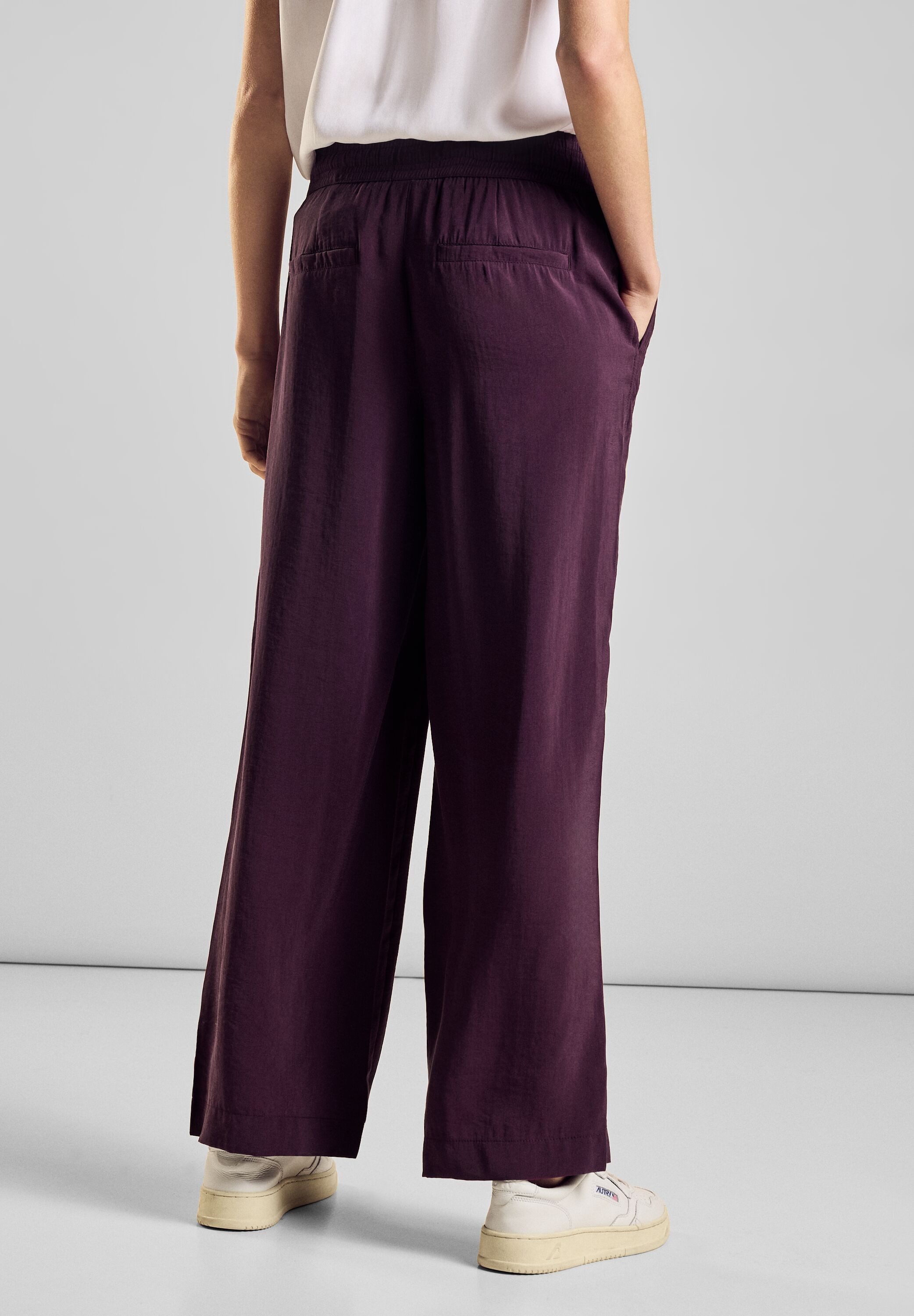 STREET ONE Stoffhose Sommerhose mit Kordelzug günstig online kaufen