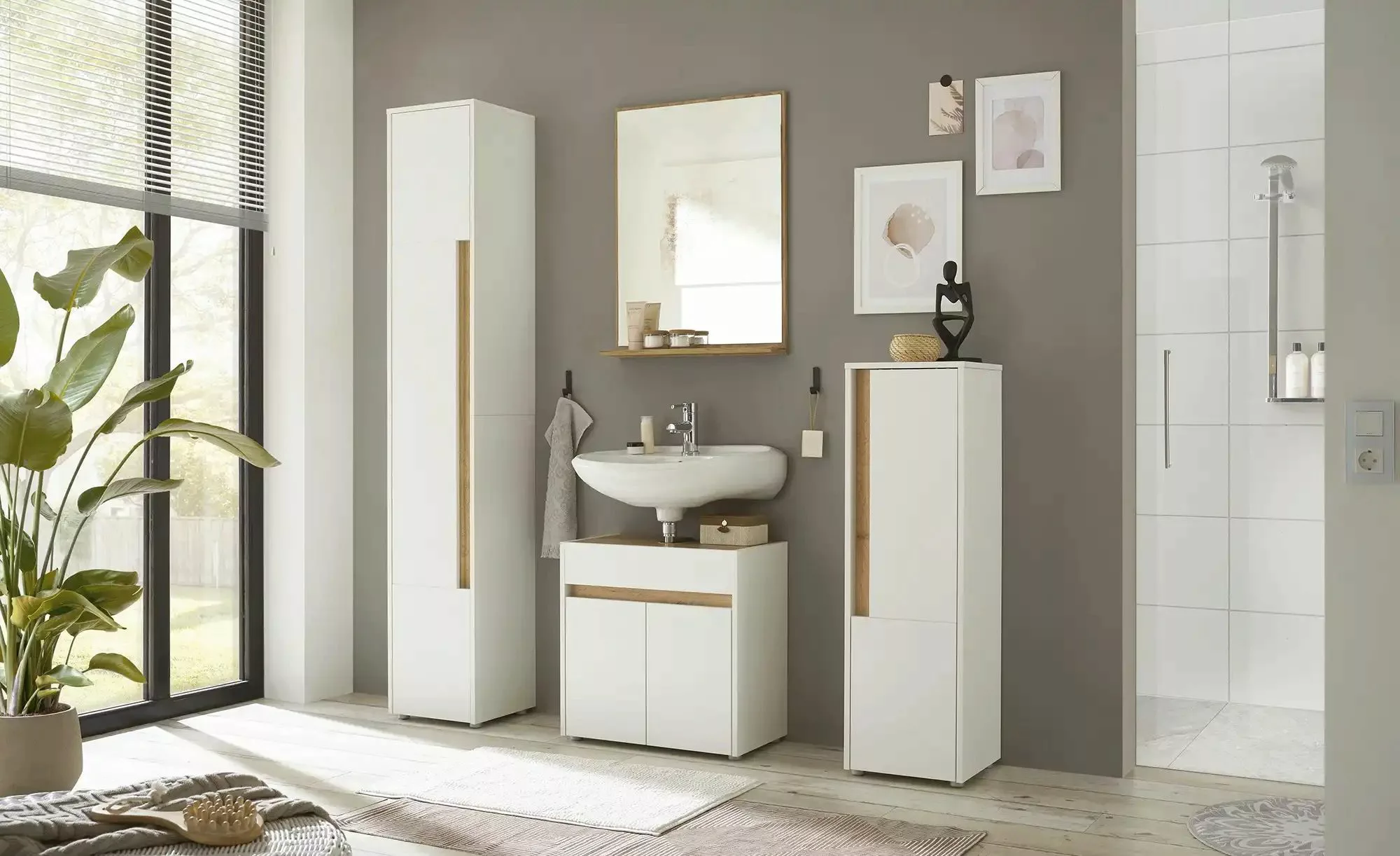 Spiegel  Colpinsee ¦ holzfarben ¦ Holzwerkstoff,Glas ¦ Maße (cm): B: 60 H: günstig online kaufen