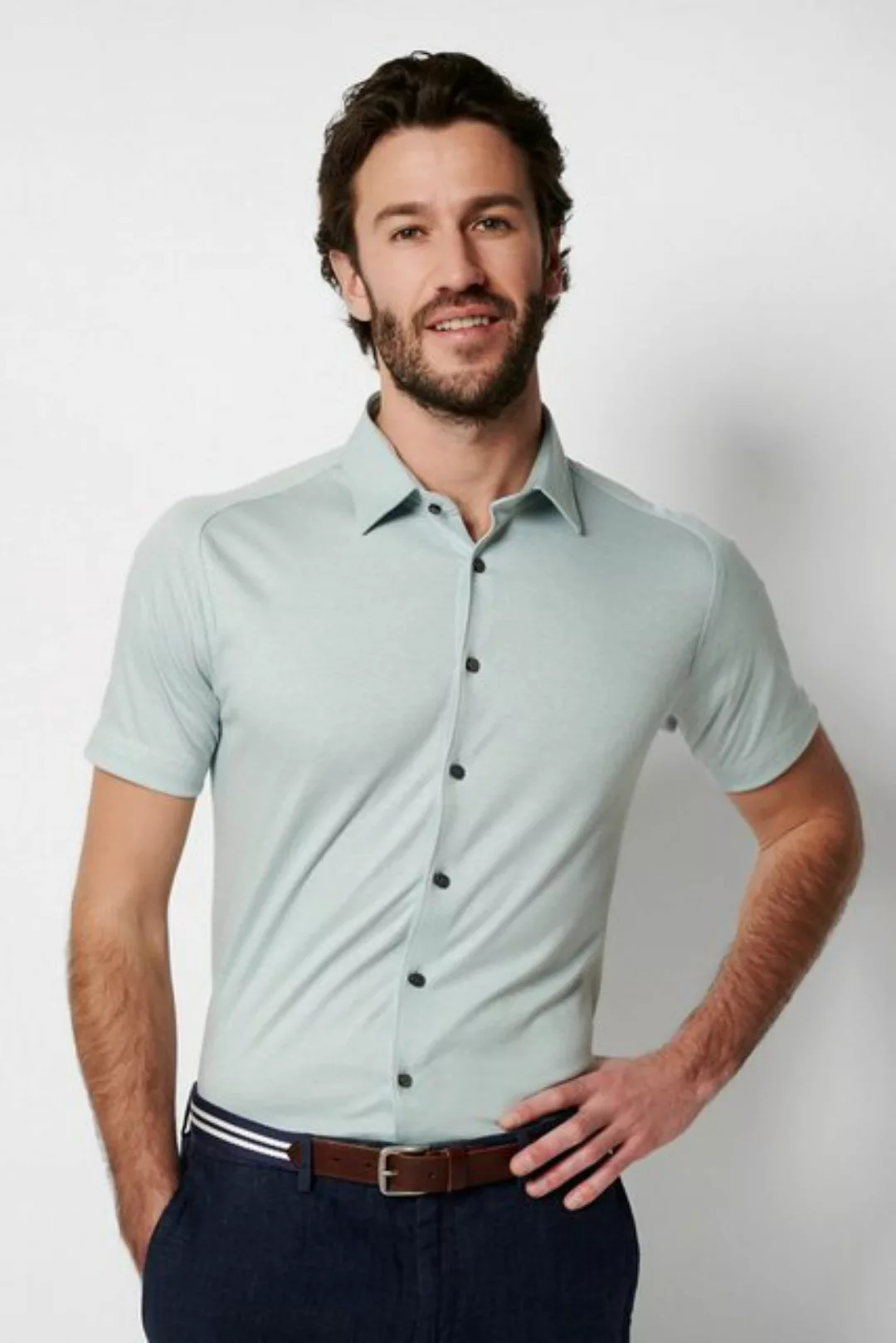 Desoto Short Sleeve Jersey Hemd Hellgrün - Größe XL günstig online kaufen