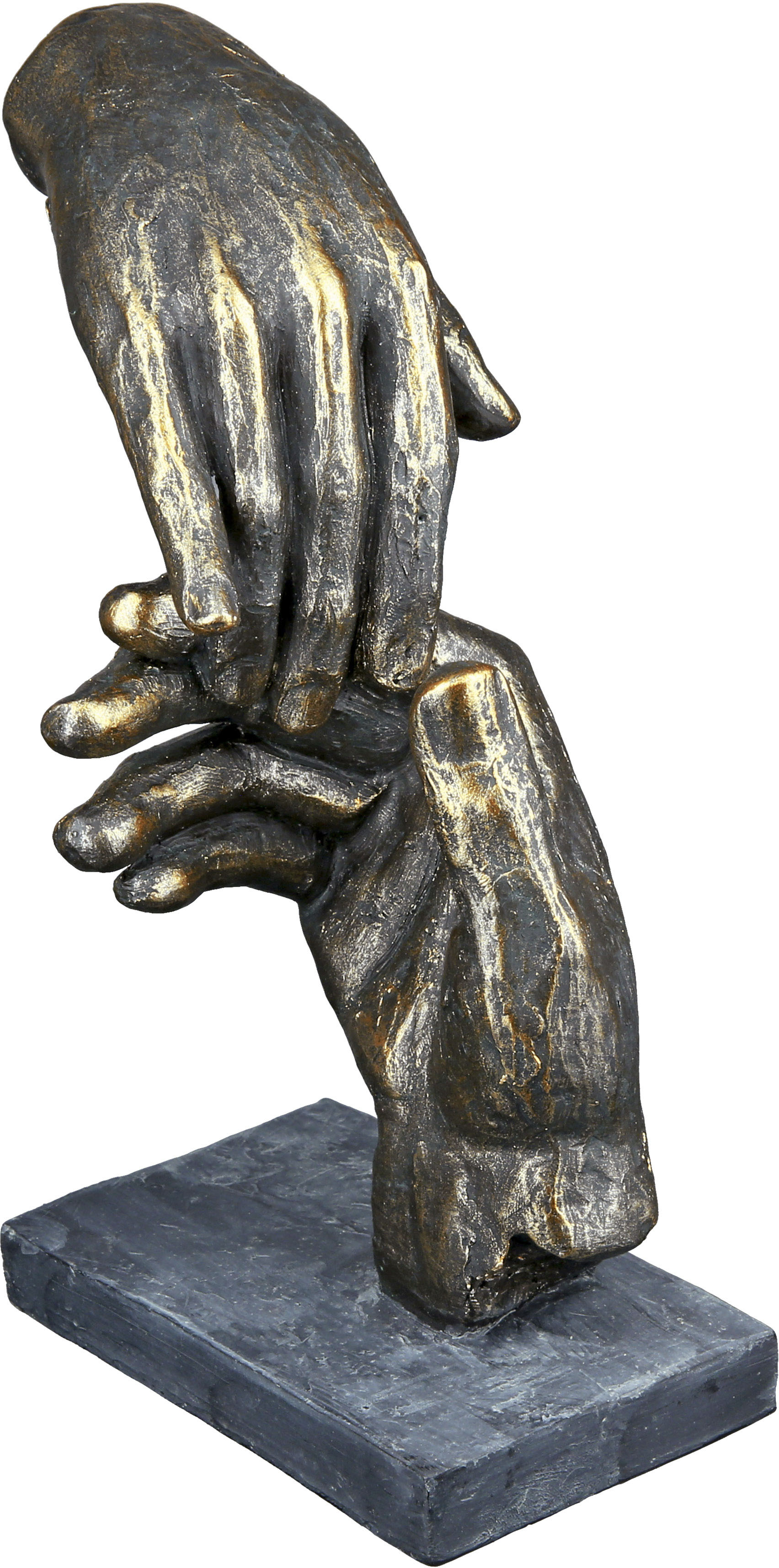 Casablanca by Gilde Dekofigur "Skulptur Two hands, bronzefarben", braun günstig online kaufen