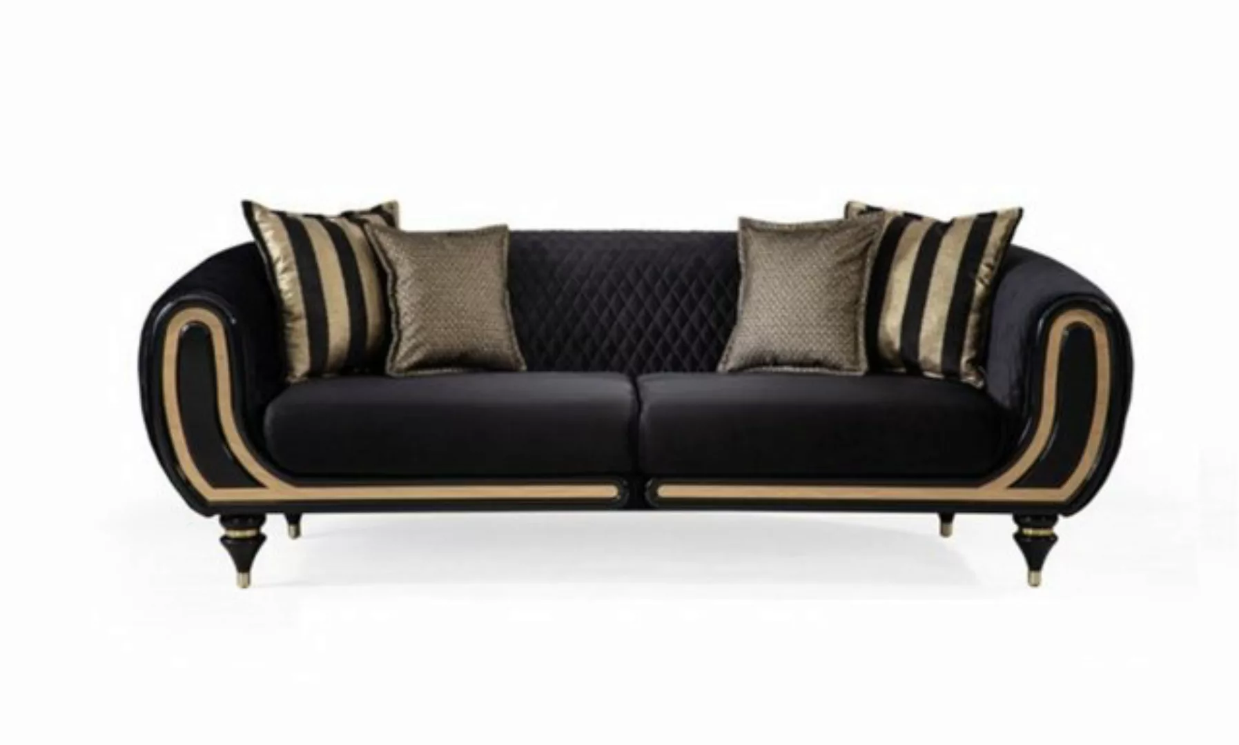 JVmoebel Sofa Design Sofa Moderne 3er Sitz Zimmer Möbel Rosa Sofa günstig online kaufen