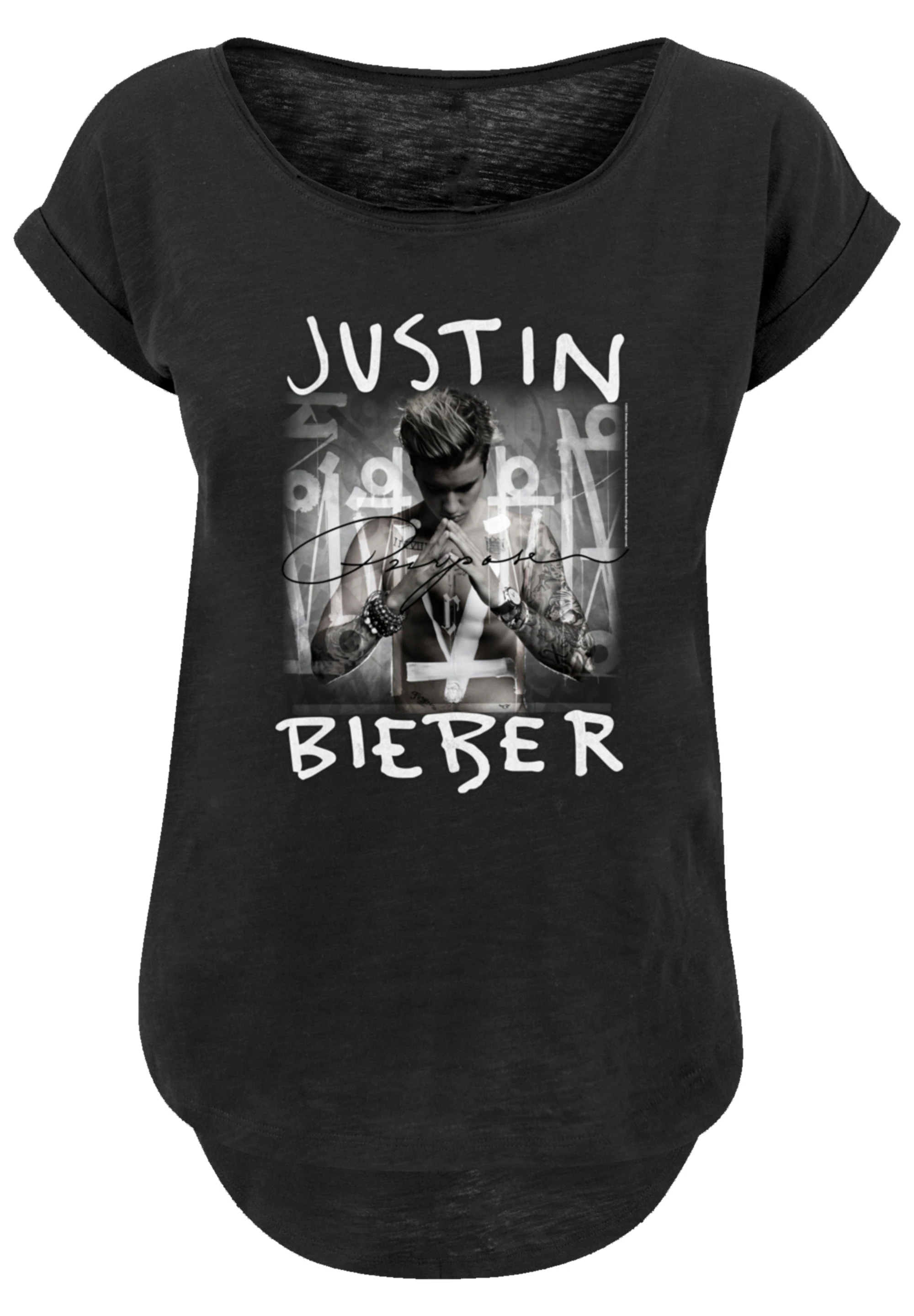 F4NT4STIC T-Shirt "Justin Bieber Purpose Album Cover", Premium Qualität, Mu günstig online kaufen