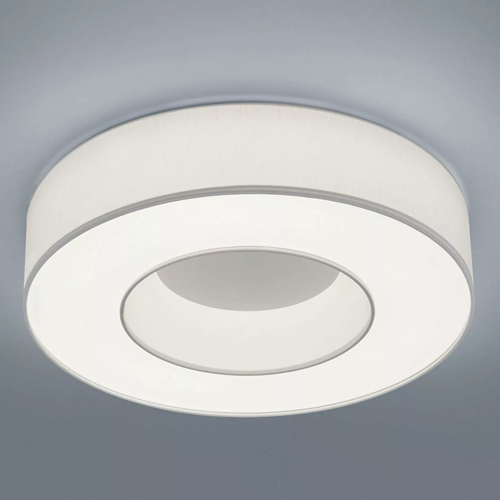 Helestra Lomo - LED-Deckenlampe, Chintz weiß günstig online kaufen