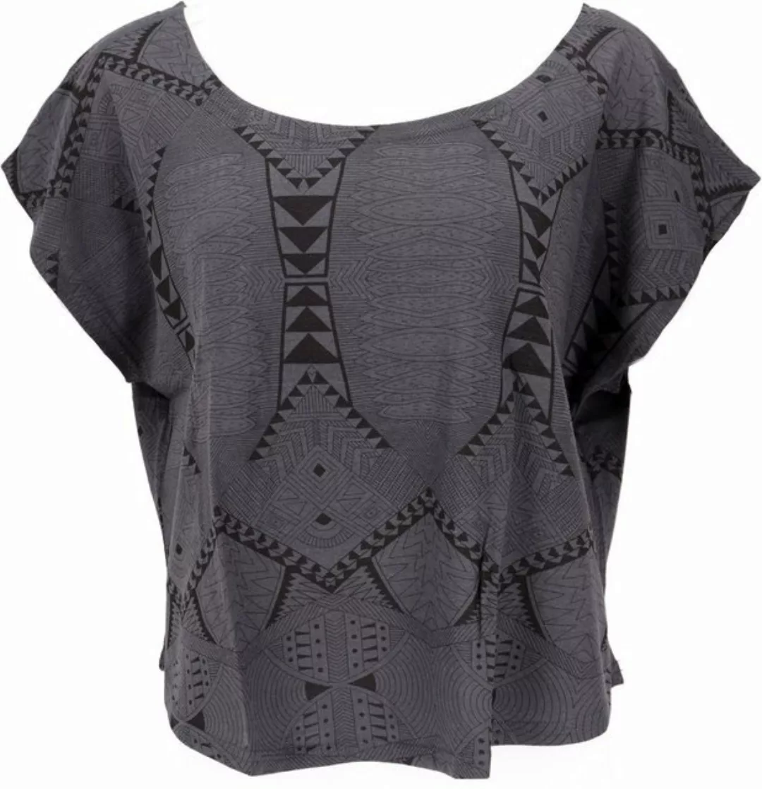 Guru-Shop T-Shirt Weites Damen T-Shirt, oversize Goashirt mit.. Festival, E günstig online kaufen