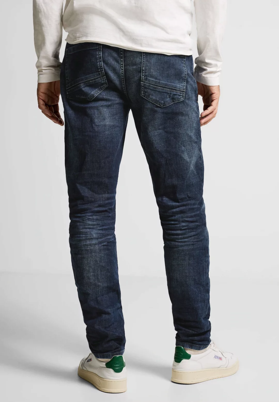 STREET ONE MEN Slim-fit-Jeans, Middle Waist günstig online kaufen