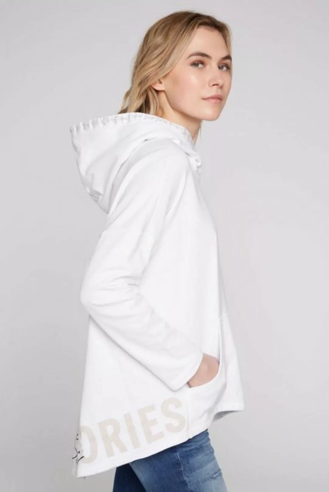 SOCCX Kapuzensweatshirt mit verlängertem Saum hinten günstig online kaufen