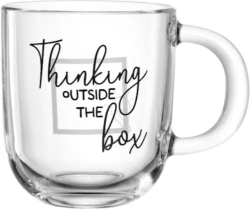 LEONARDO Kaffeeglas-Set "Thinking outside the box", 4er-Set, 400ml, spülmas günstig online kaufen