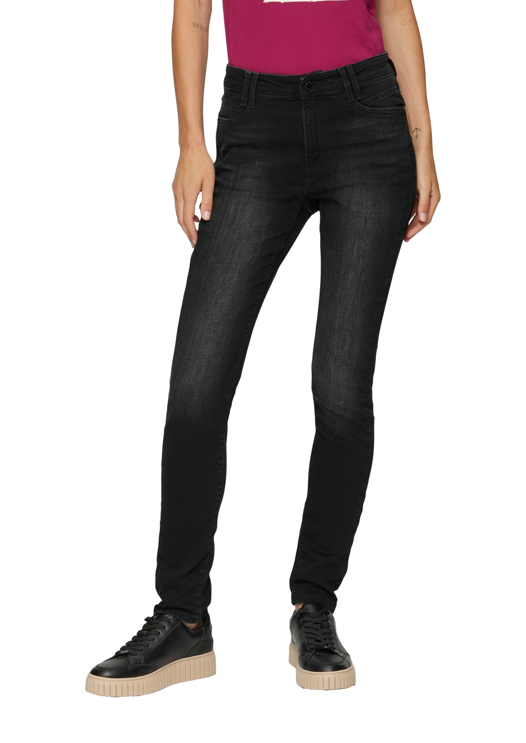 s.Oliver Skinny-fit-Jeans skinny, mit starker Waschung günstig online kaufen