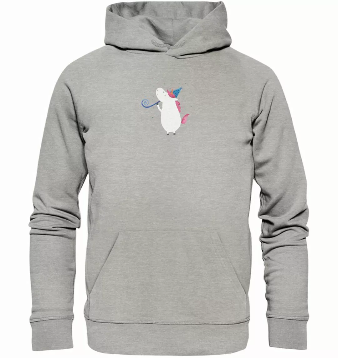 Mr. & Mrs. Panda Hoodie Einhorn Party Größe L - Heather Grey - Geschenk, Mä günstig online kaufen