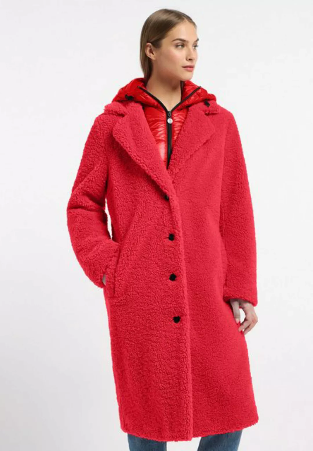 Frieda & Freddies Wintermantel Fake Fur Coat / Gine2 mit Taschen günstig online kaufen