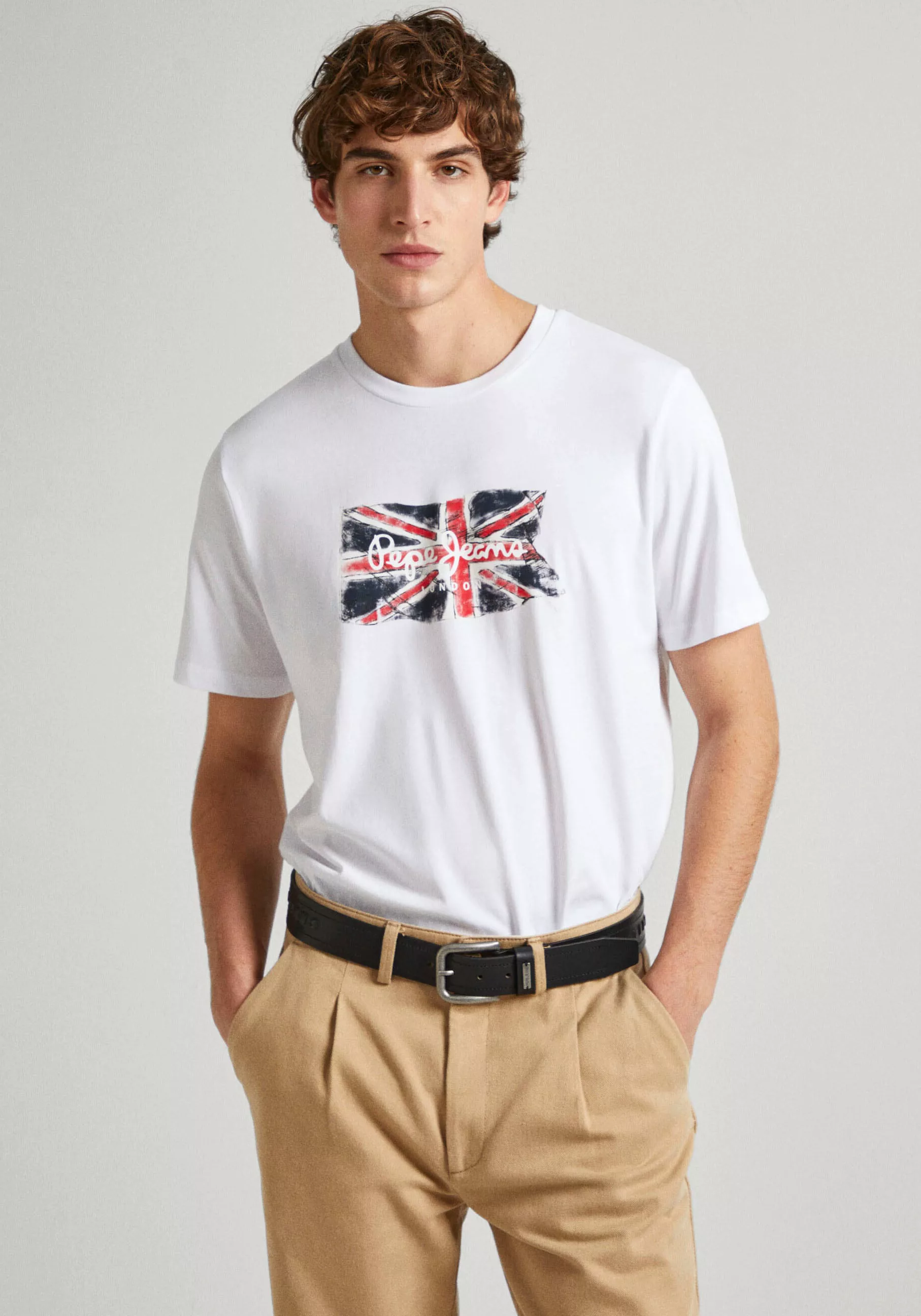 Pepe Jeans T-Shirt "CLAG", mit großem Logo-Print günstig online kaufen