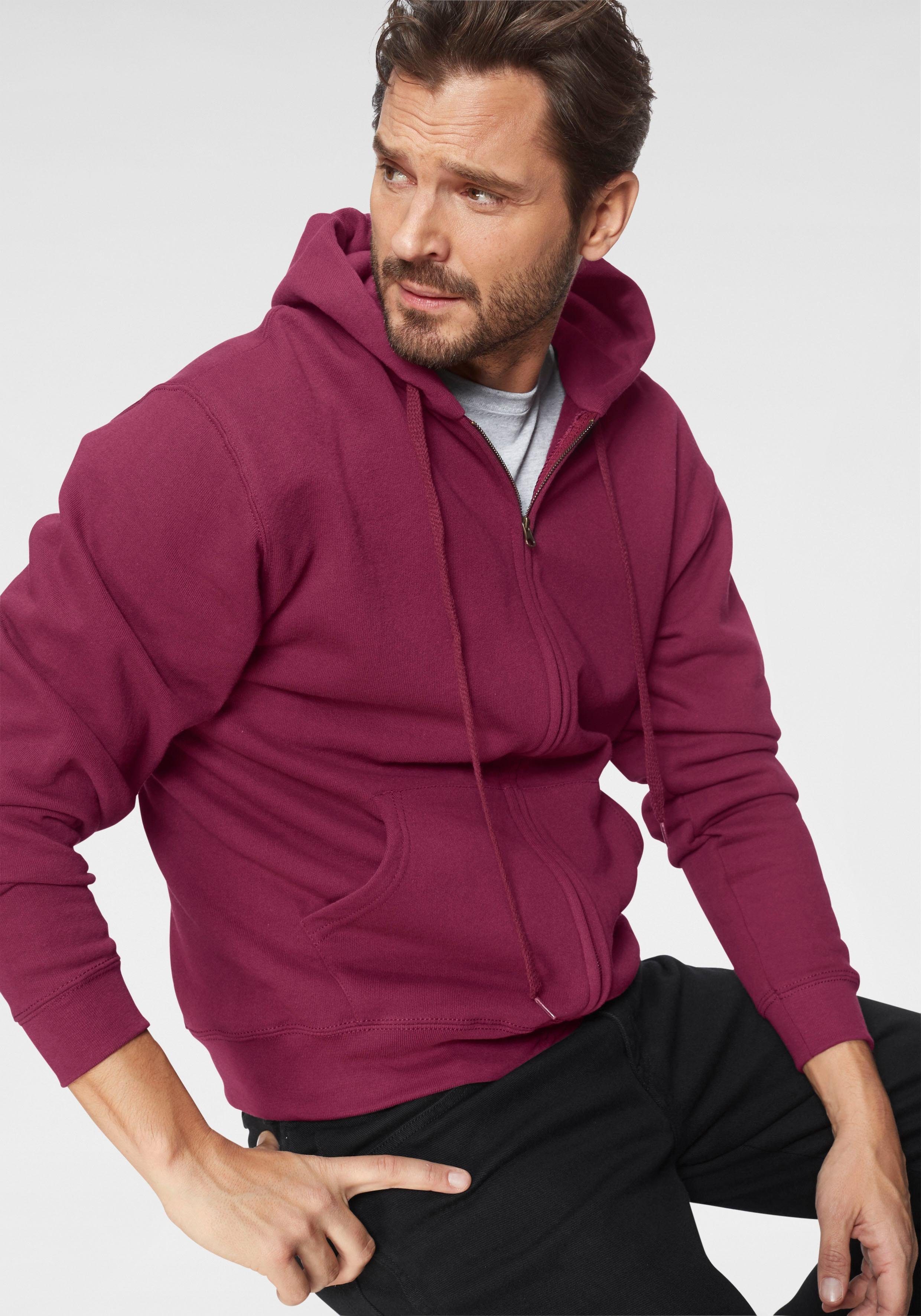 Fruit of the Loom Kapuzensweatjacke, aus Baumwollmischung günstig online kaufen