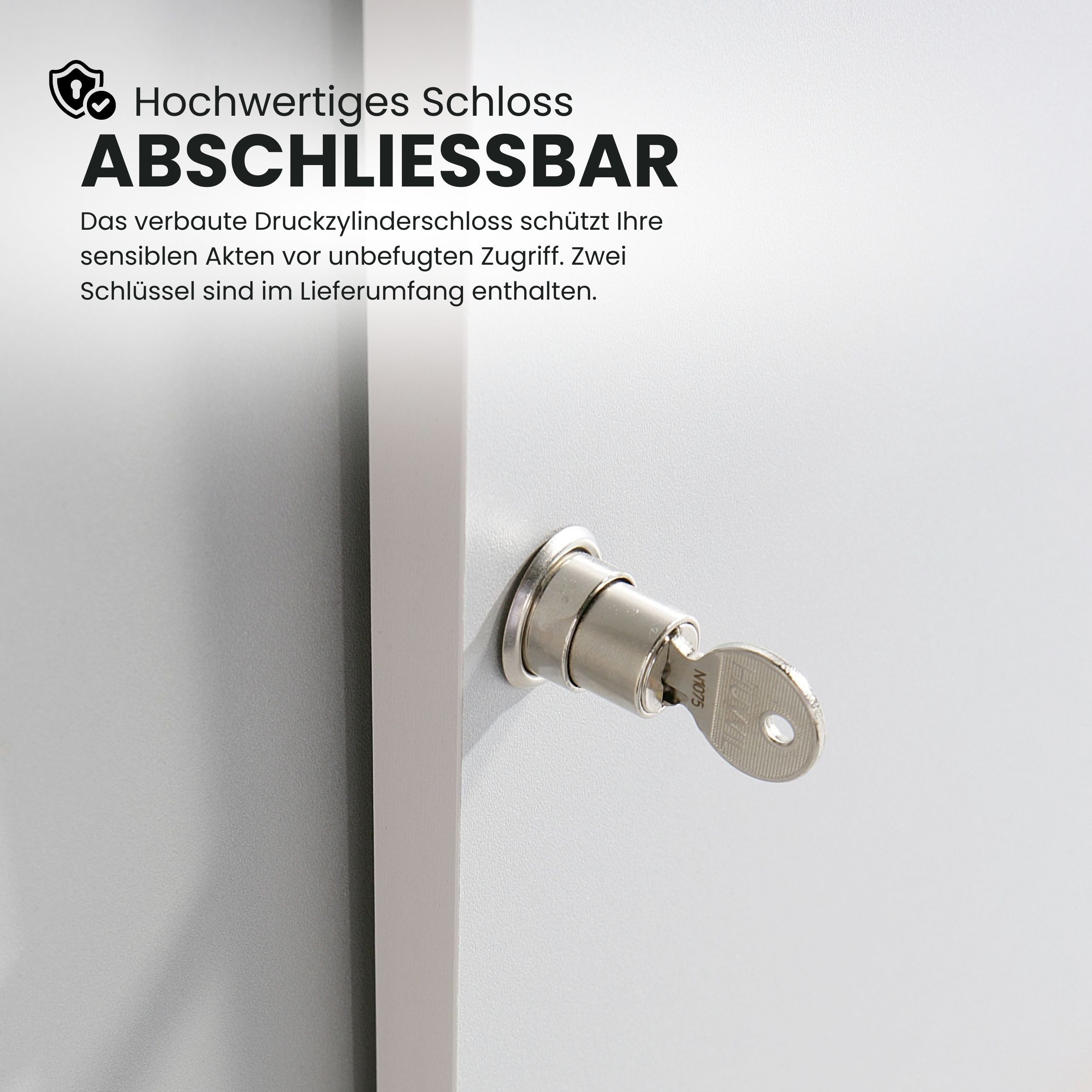 bümö Aktenschrank office Schiebetürenschrank Dekor: Grau/Silber günstig online kaufen
