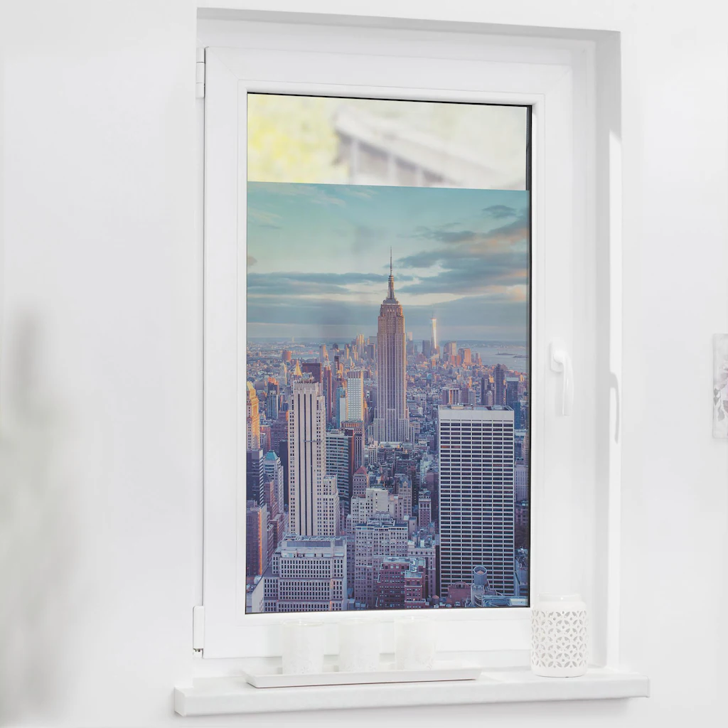 LICHTBLICK ORIGINAL Fensterfolie »New York«, 1 St., blickdicht, strukturier günstig online kaufen