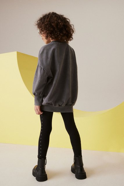 Next Shirt & Leggings Oversized Fit Sweatshirt und Leggings im Set (2-tlg) günstig online kaufen